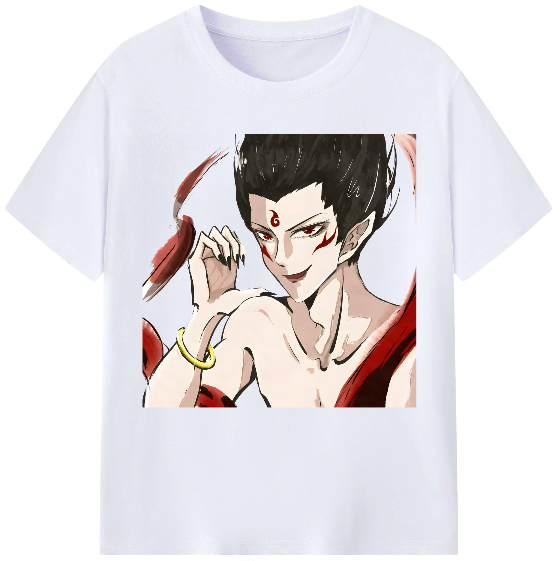 （画像用） Ne Zha 2 ナタ 魔童の大暴れ レディースカジュアルプリントTシャツ（綿100％）
