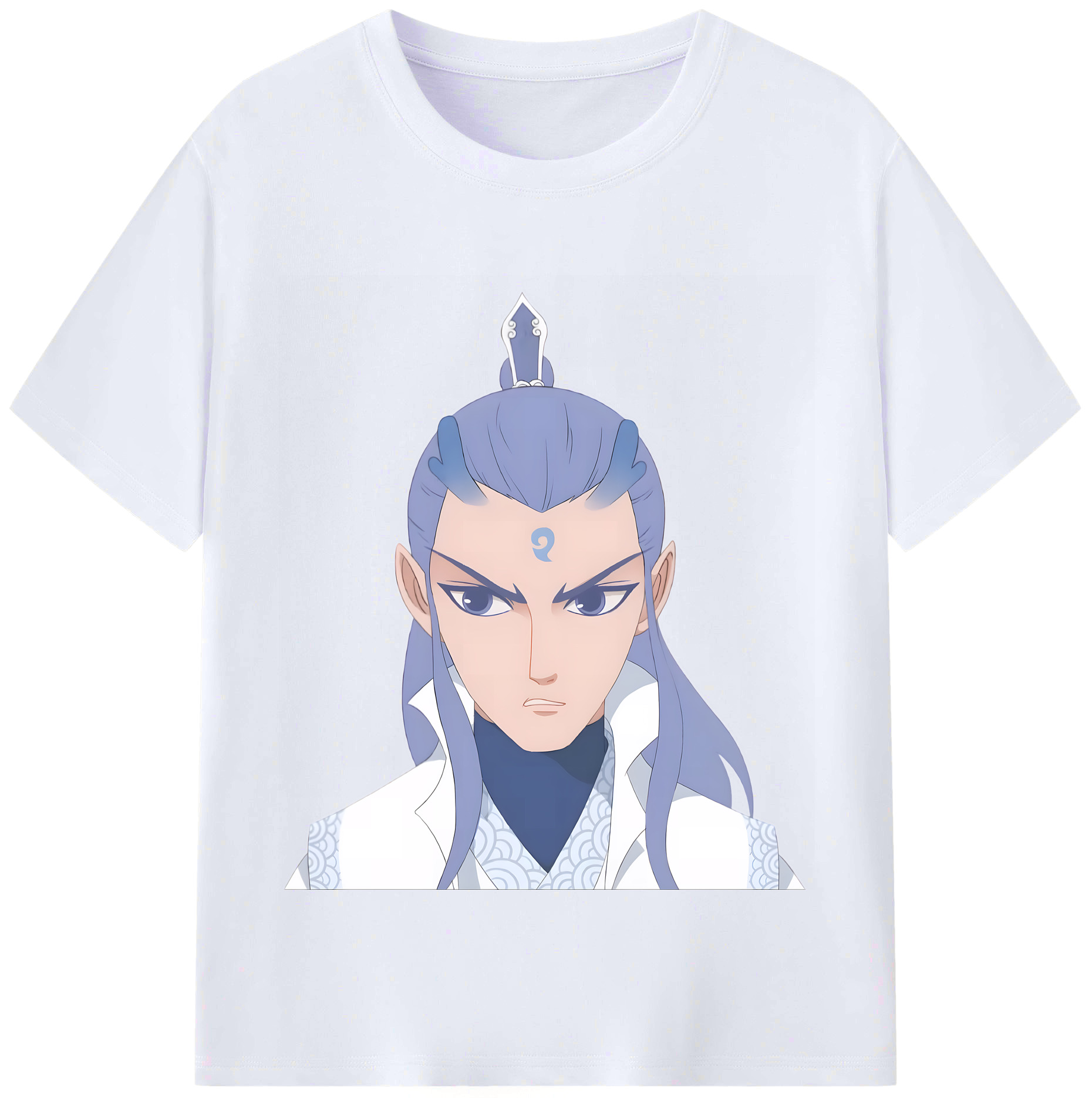 （画像用） Ne Zha 2 ナタ 魔童の大暴れ レディースカジュアルプリントTシャツ（綿100％）