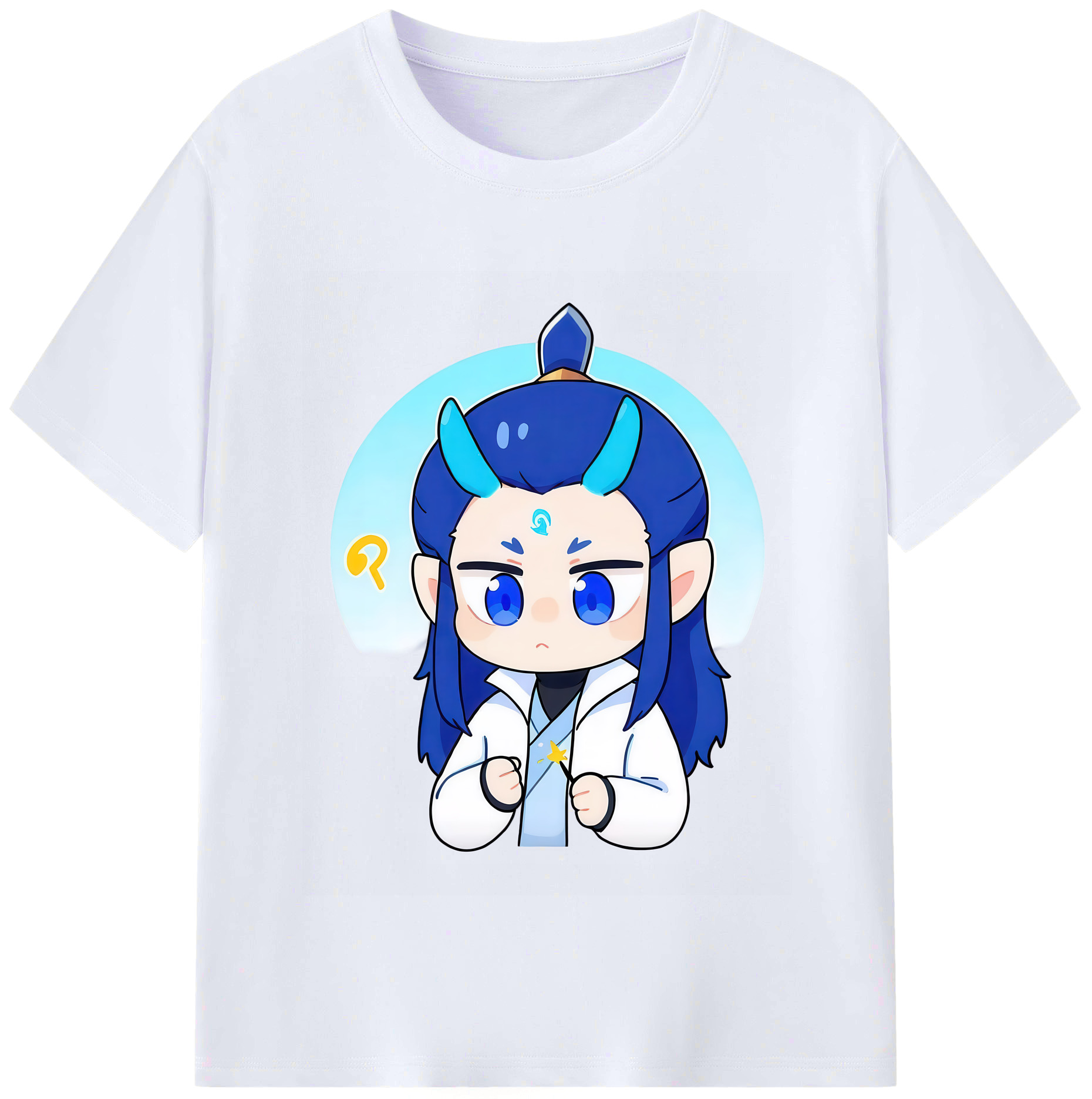 （画像用） Ne Zha 2 ナタ 魔童の大暴れ レディースカジュアルプリントTシャツ（綿100％）
