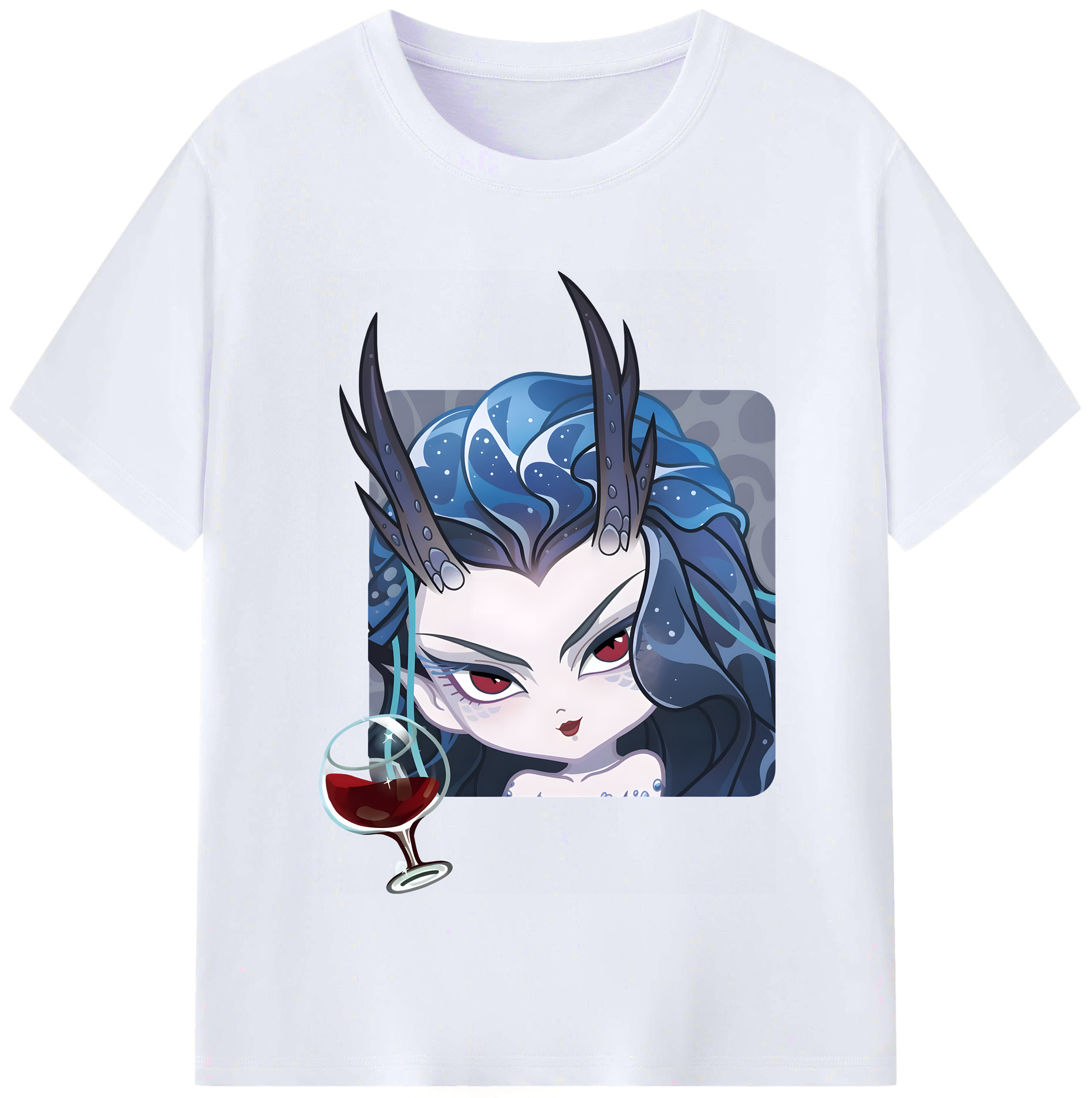 （画像用） Ne Zha 2 ナタ 魔童の大暴れ レディースカジュアルプリントTシャツ（綿100％）