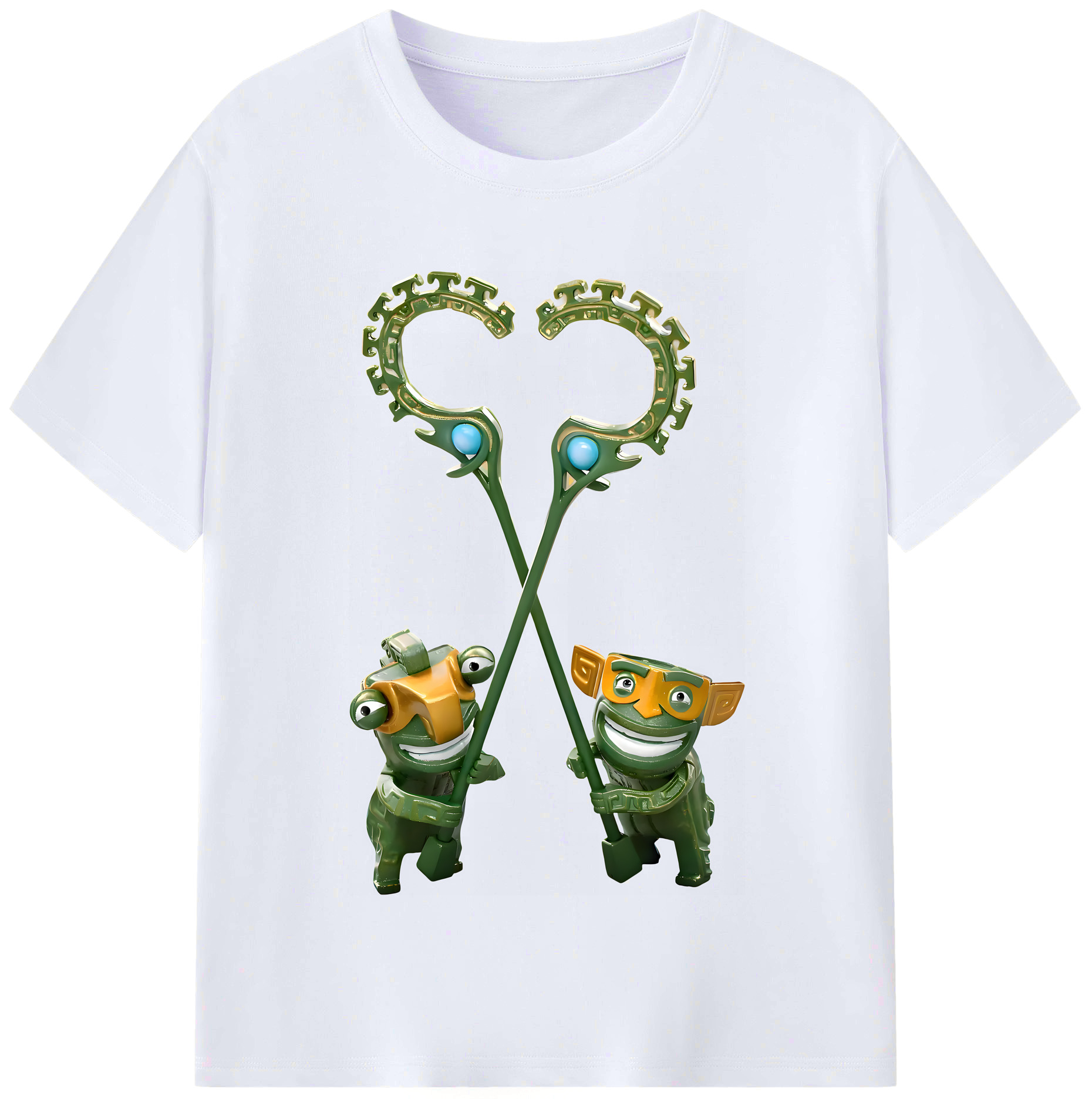 （画像用） Ne Zha 2 ナタ 魔童の大暴れ レディースカジュアルプリントTシャツ（綿100％）