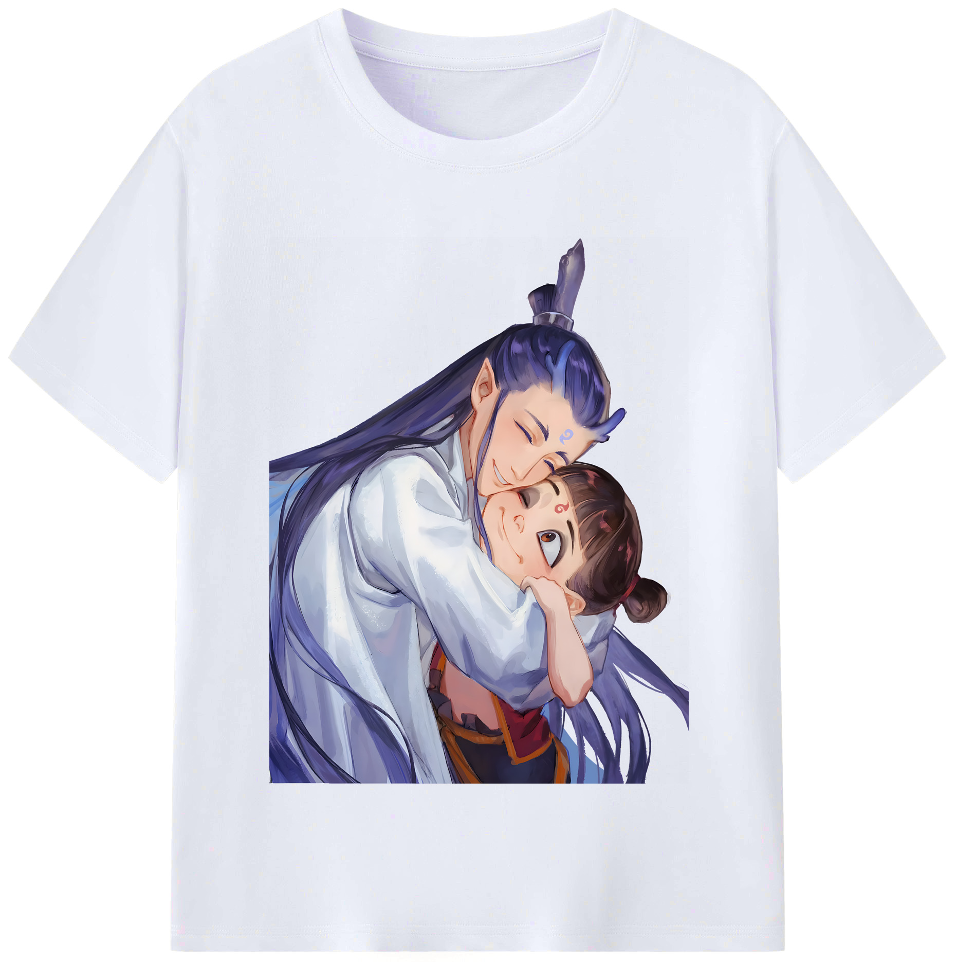 （画像用） Ne Zha 2 ナタ 魔童の大暴れ レディースカジュアルプリントTシャツ（綿100％）