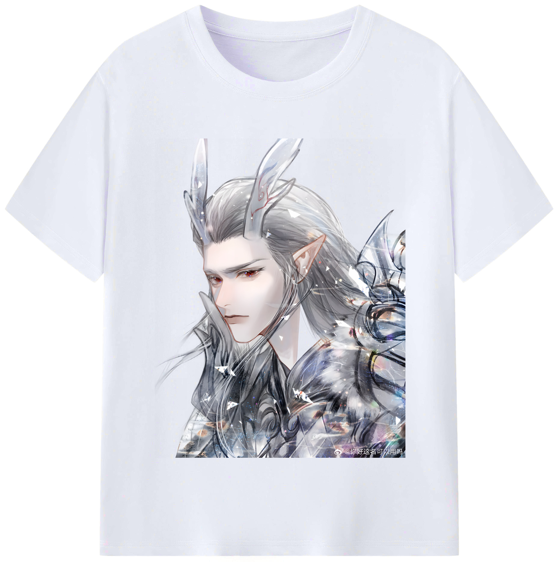 （画像用） Ne Zha 2 ナタ 魔童の大暴れ レディースカジュアルプリントTシャツ（綿100％）