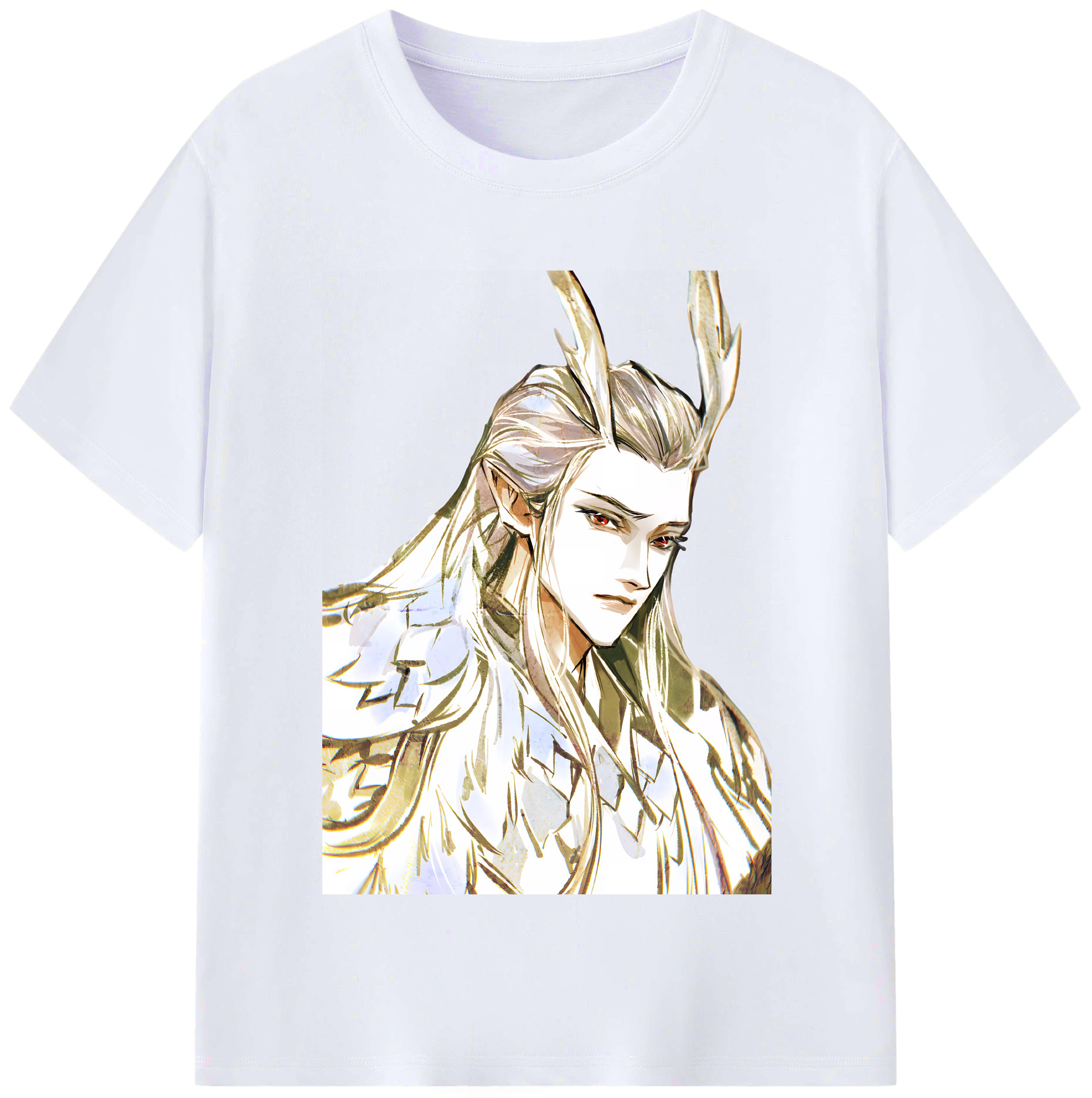 （画像用） Ne Zha 2 ナタ 魔童の大暴れ レディースカジュアルプリントTシャツ（綿100％）