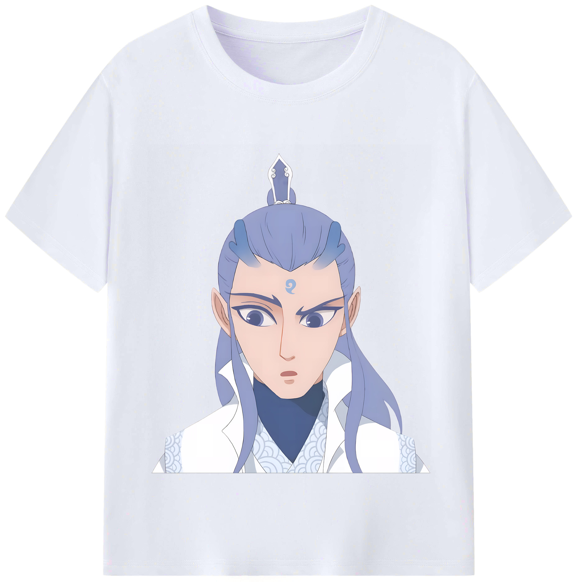 （画像用） Ne Zha 2 ナタ 魔童の大暴れ レディースカジュアルプリントTシャツ（綿100％）