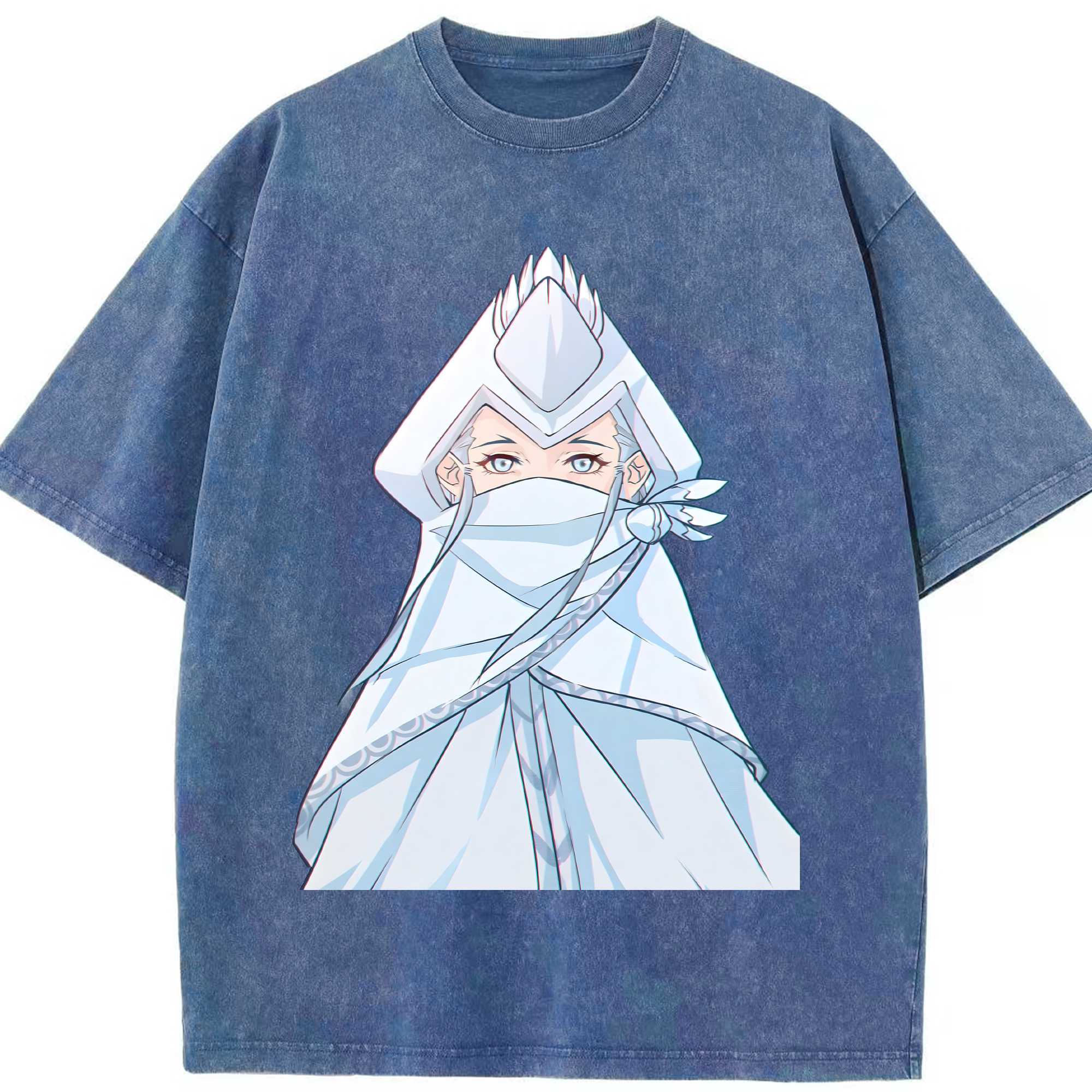 （画像用） Ne Zha 2 ナタ 魔童の大暴れ 綿100% ヴィンテージ風 半袖Tシャツ（フロントプリント）