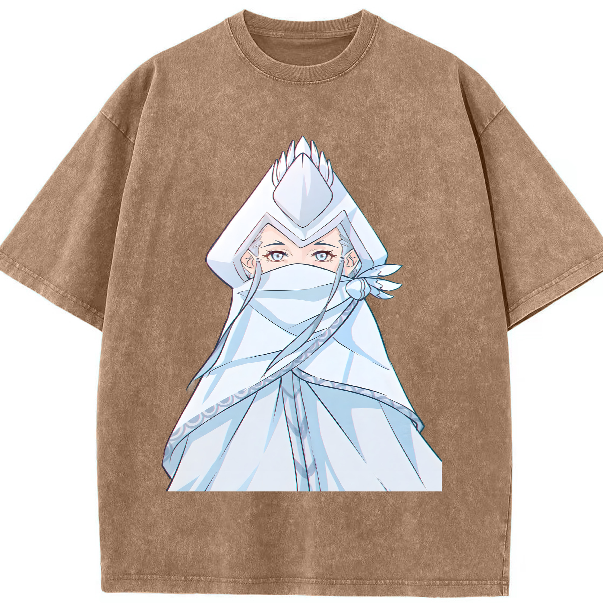 （画像用） Ne Zha 2 ナタ 魔童の大暴れ 綿100% ヴィンテージ風 半袖Tシャツ（フロントプリント）