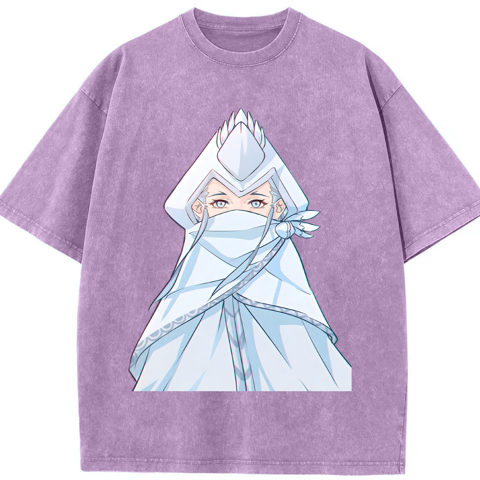 （画像用） Ne Zha 2 ナタ 魔童の大暴れ 綿100% ヴィンテージ風 半袖Tシャツ（フロントプリント）