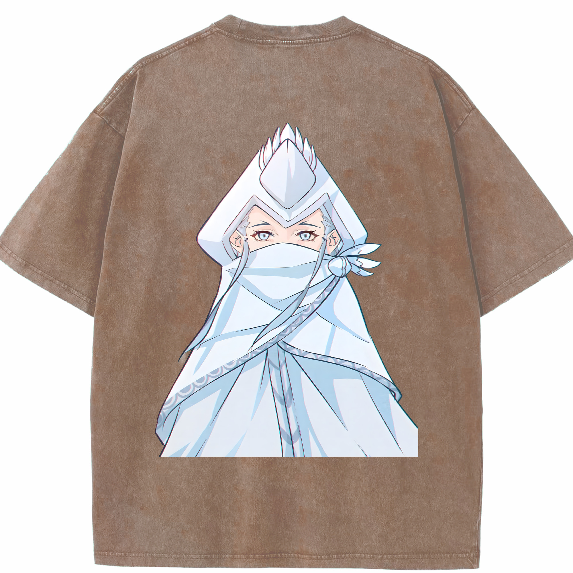 （画像用） Ne Zha 2 ナタ 魔童の大暴れ 綿100% ヴィンテージ風 半袖Tシャツ（背面プリント）