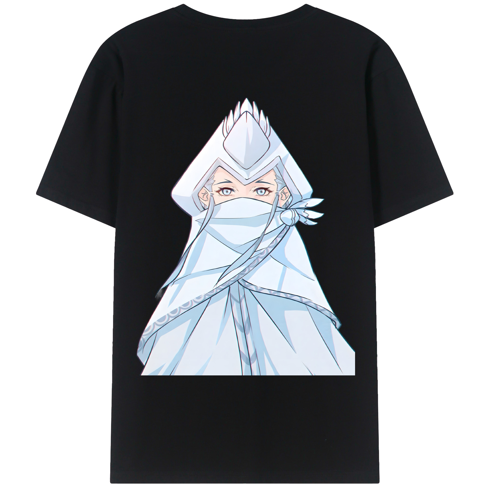 （画像用） Ne Zha 2 ナタ 魔童の大暴れ 綿100％ メンズ半袖Tシャツ（バックプリント） 通気性