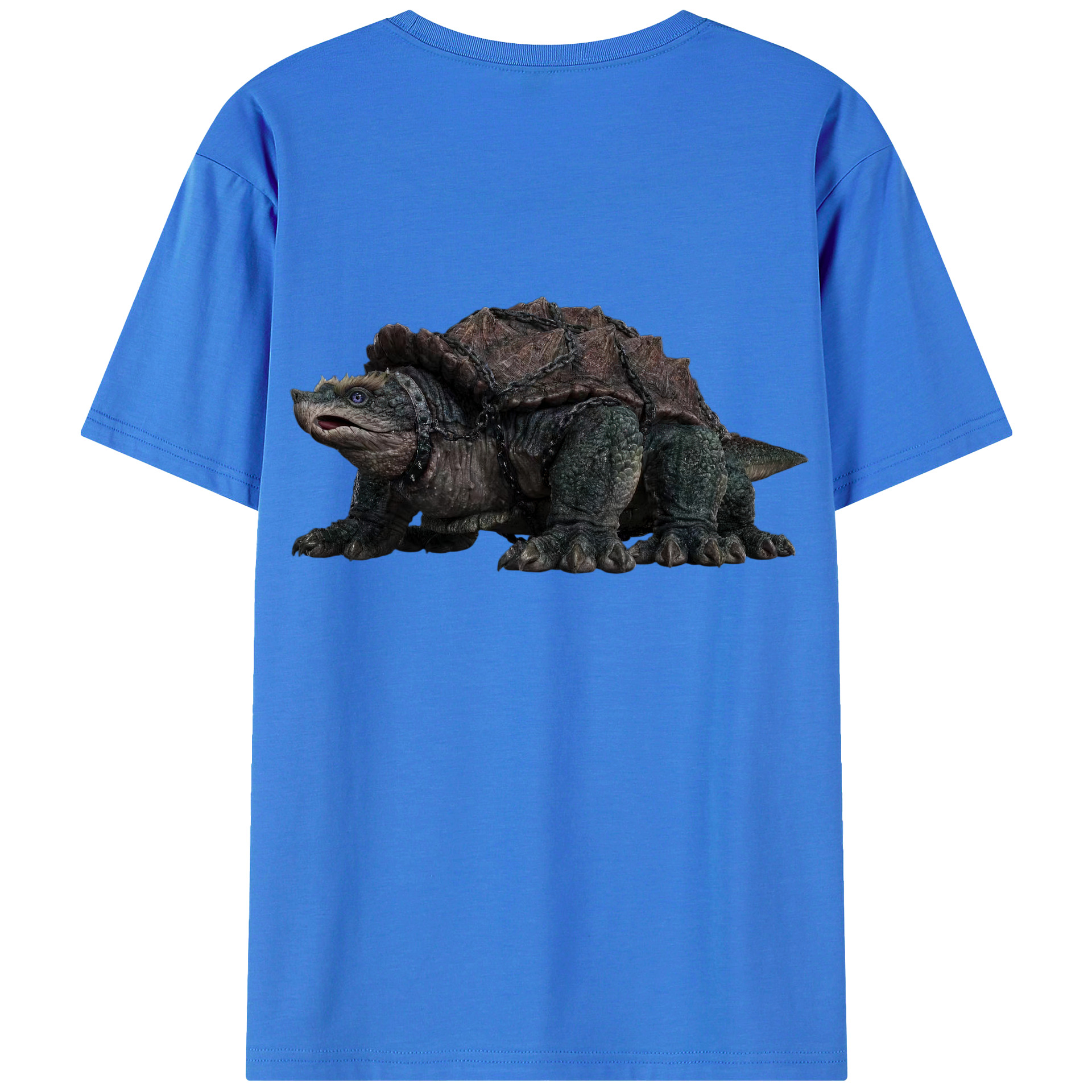 （画像用） Ne Zha 2 ナタ 魔童の大暴れ 綿100％ メンズ半袖Tシャツ（バックプリント） 通気性