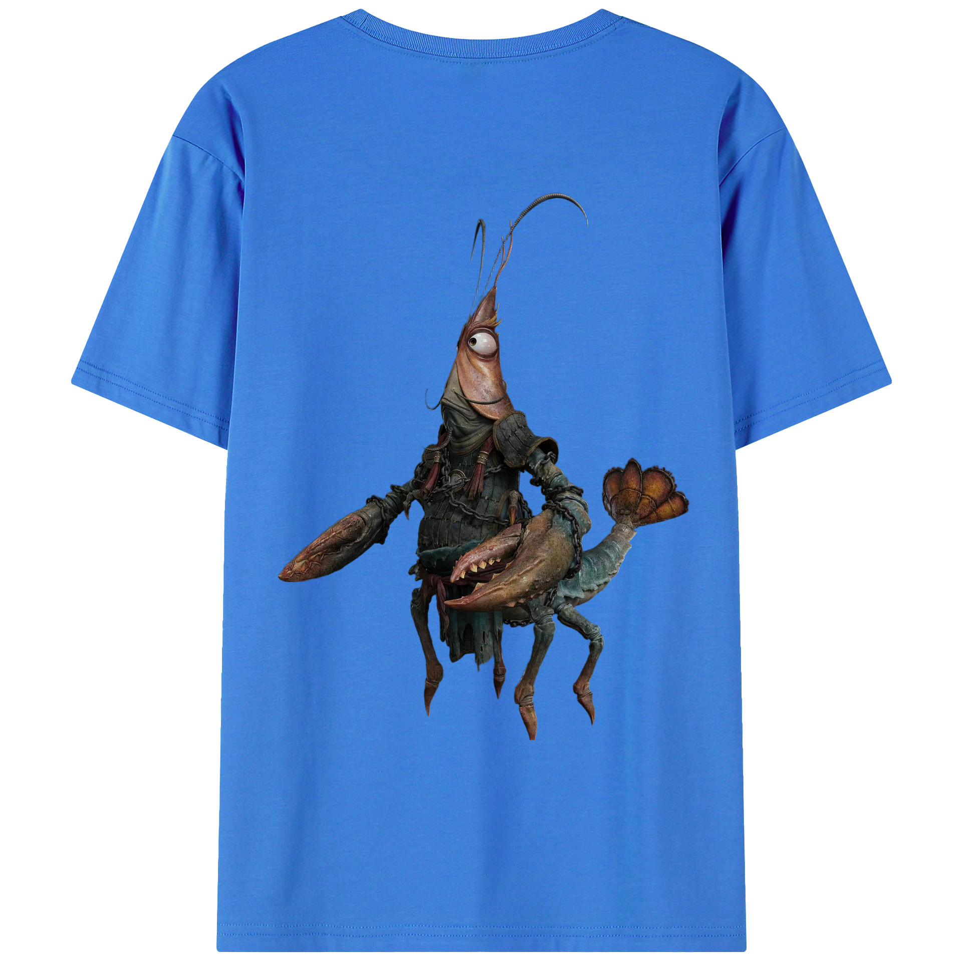 （画像用） Ne Zha 2 ナタ 魔童の大暴れ 綿100％ メンズ半袖Tシャツ（バックプリント） 通気性