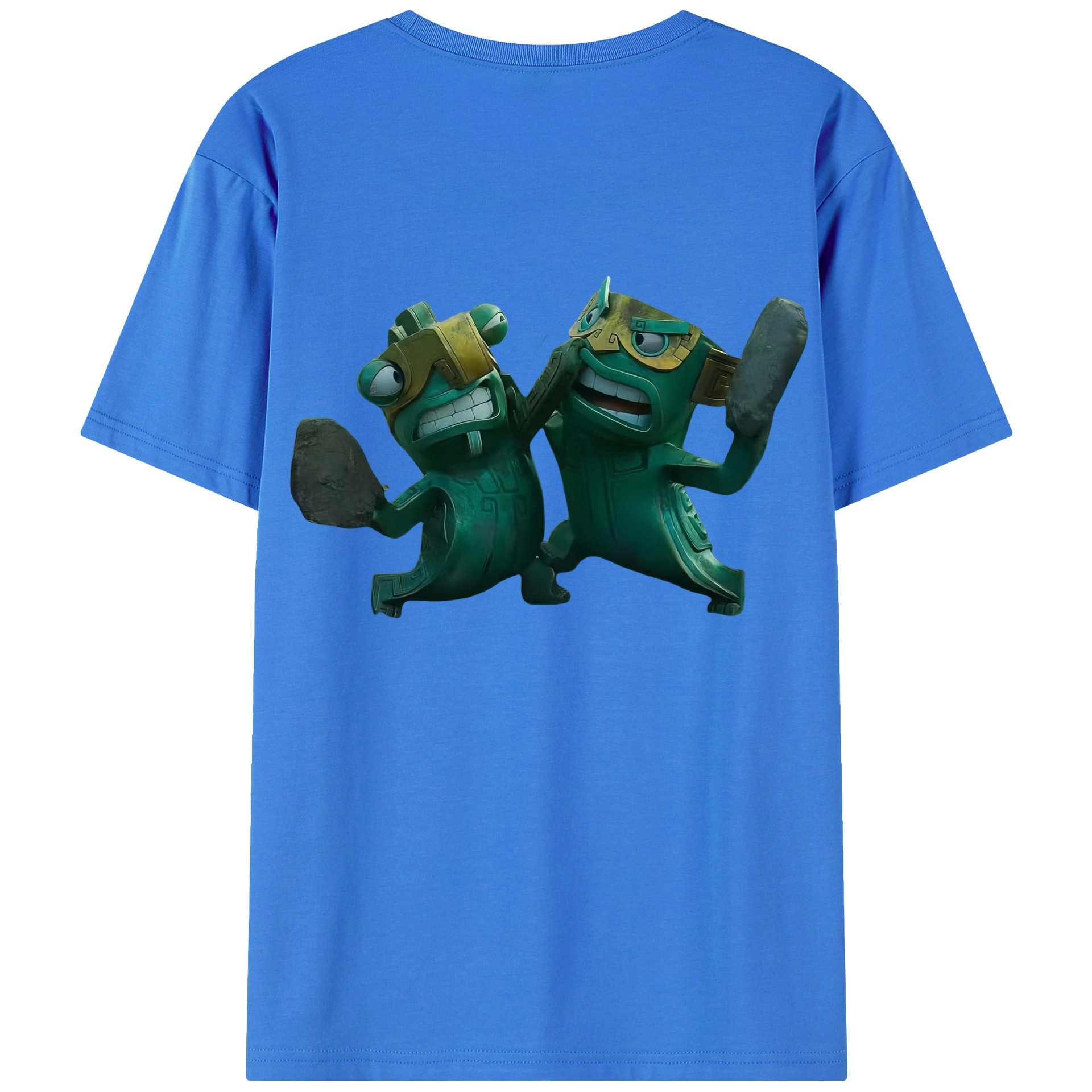 （画像用） Ne Zha 2 ナタ 魔童の大暴れ 綿100％ メンズ半袖Tシャツ（バックプリント） 通気性