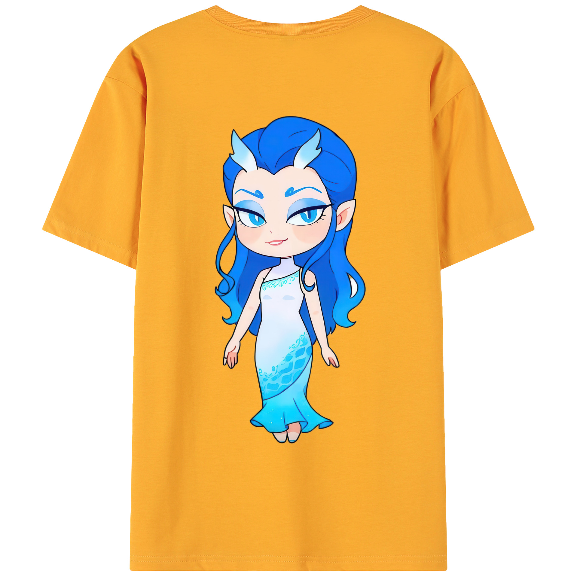 （画像用） Ne Zha 2 ナタ 魔童の大暴れ 綿100％ メンズ半袖Tシャツ（バックプリント） 通気性