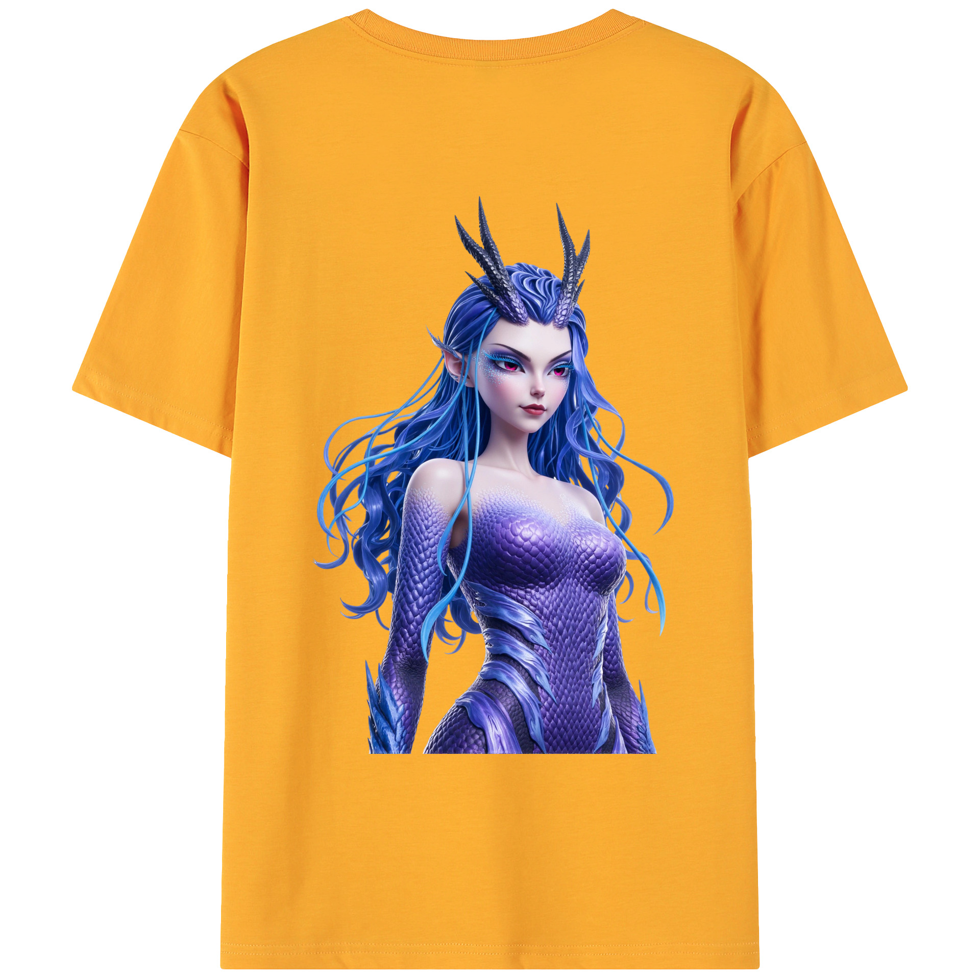 （画像用） Ne Zha 2 ナタ 魔童の大暴れ 綿100％ メンズ半袖Tシャツ（バックプリント） 通気性