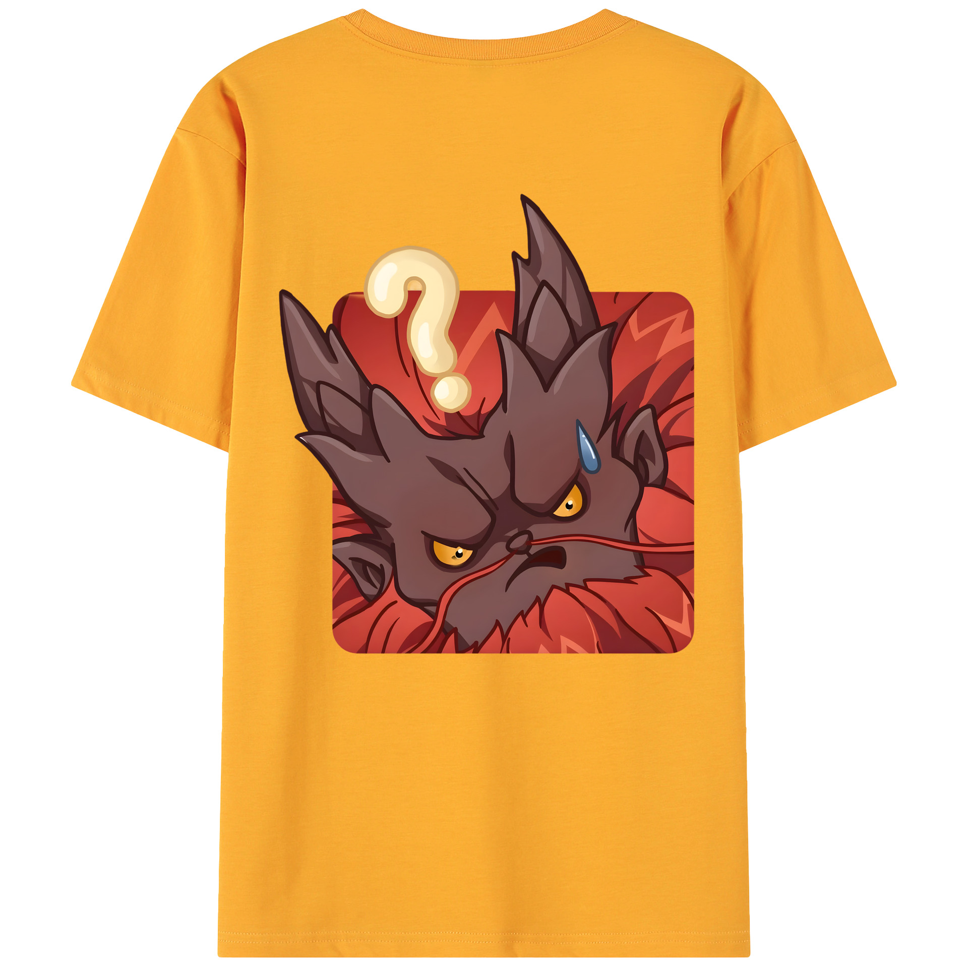 （画像用） Ne Zha 2 ナタ 魔童の大暴れ 綿100％ メンズ半袖Tシャツ（バックプリント） 通気性