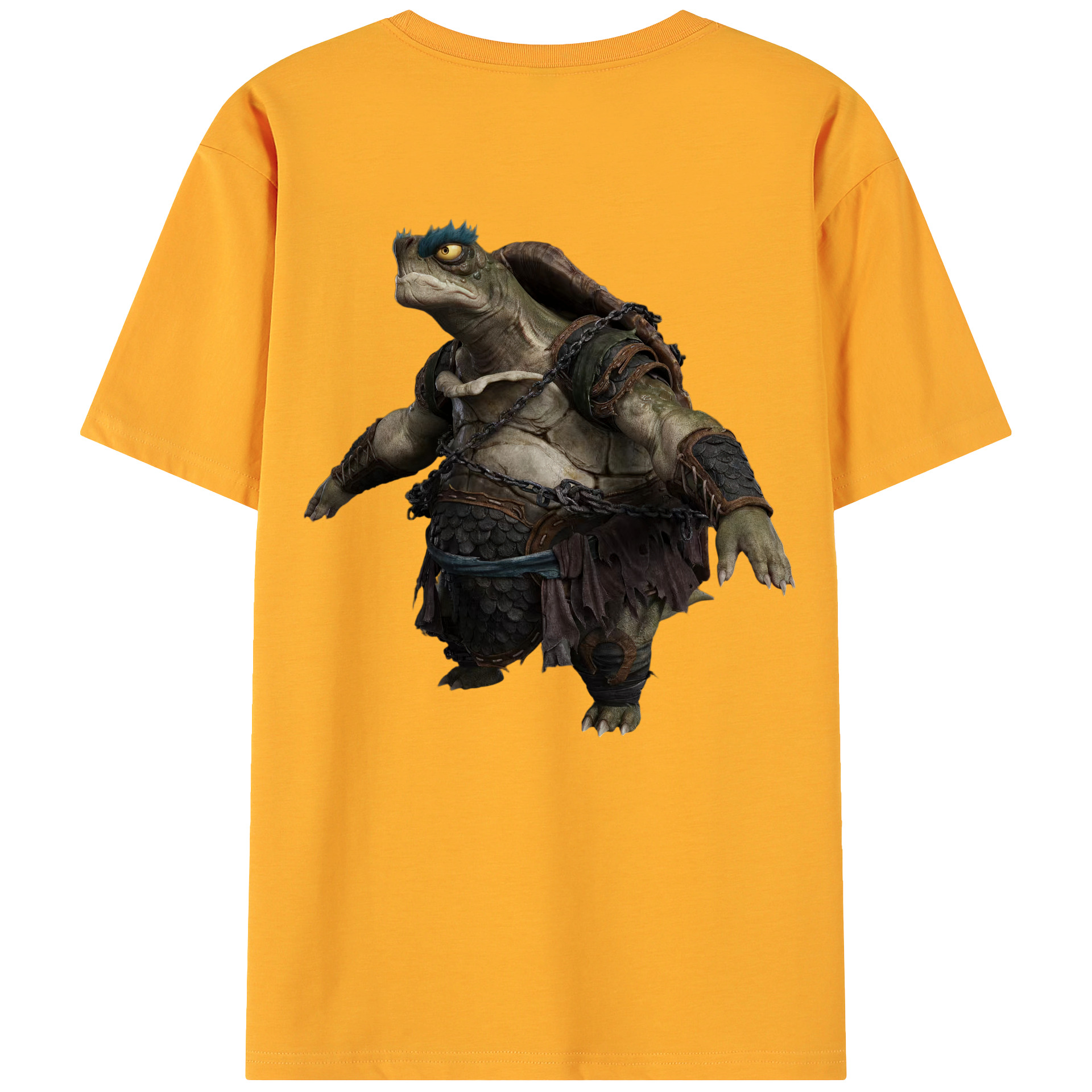 （画像用） Ne Zha 2 ナタ 魔童の大暴れ 綿100％ メンズ半袖Tシャツ（バックプリント） 通気性