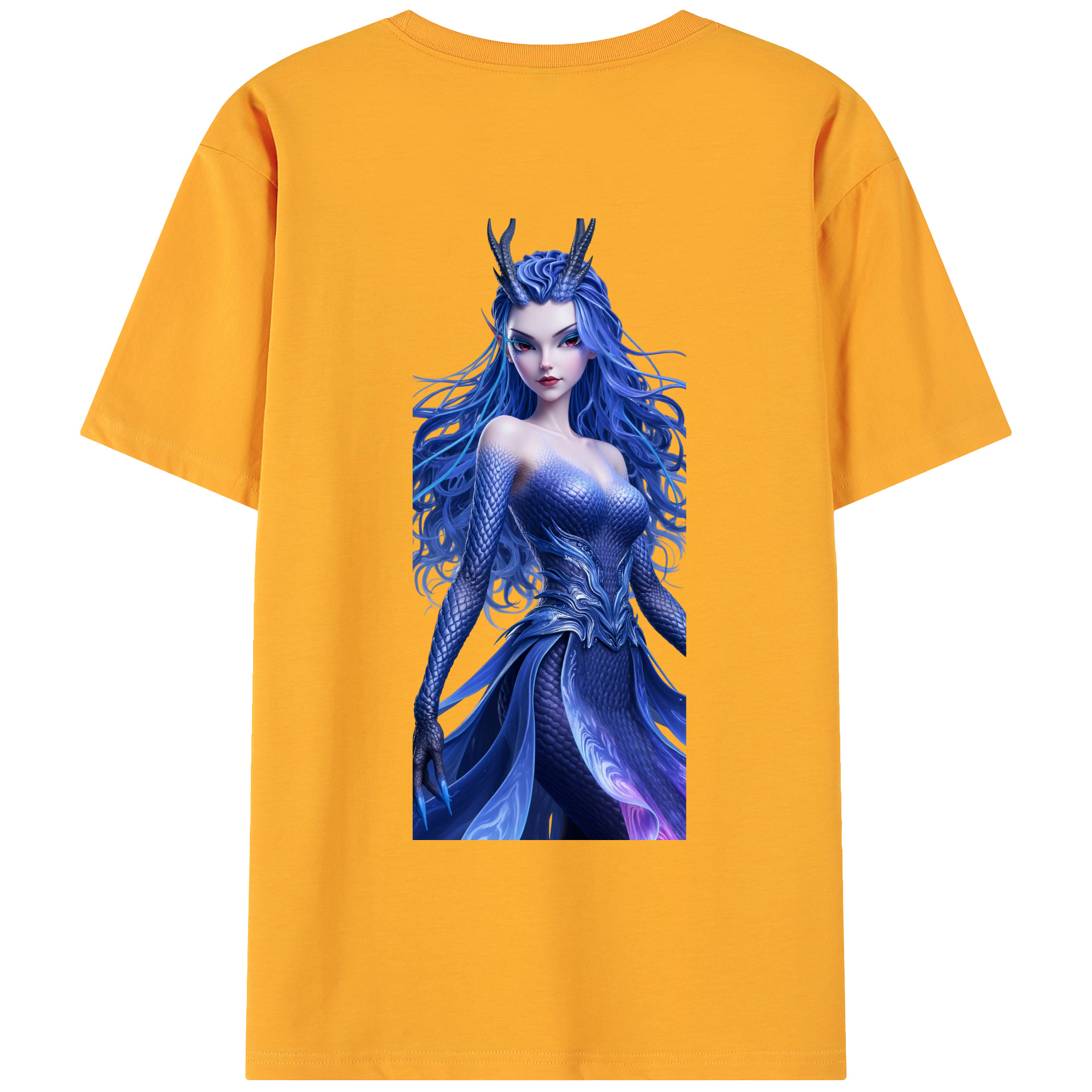 （画像用） Ne Zha 2 ナタ 魔童の大暴れ 綿100％ メンズ半袖Tシャツ（バックプリント） 通気性