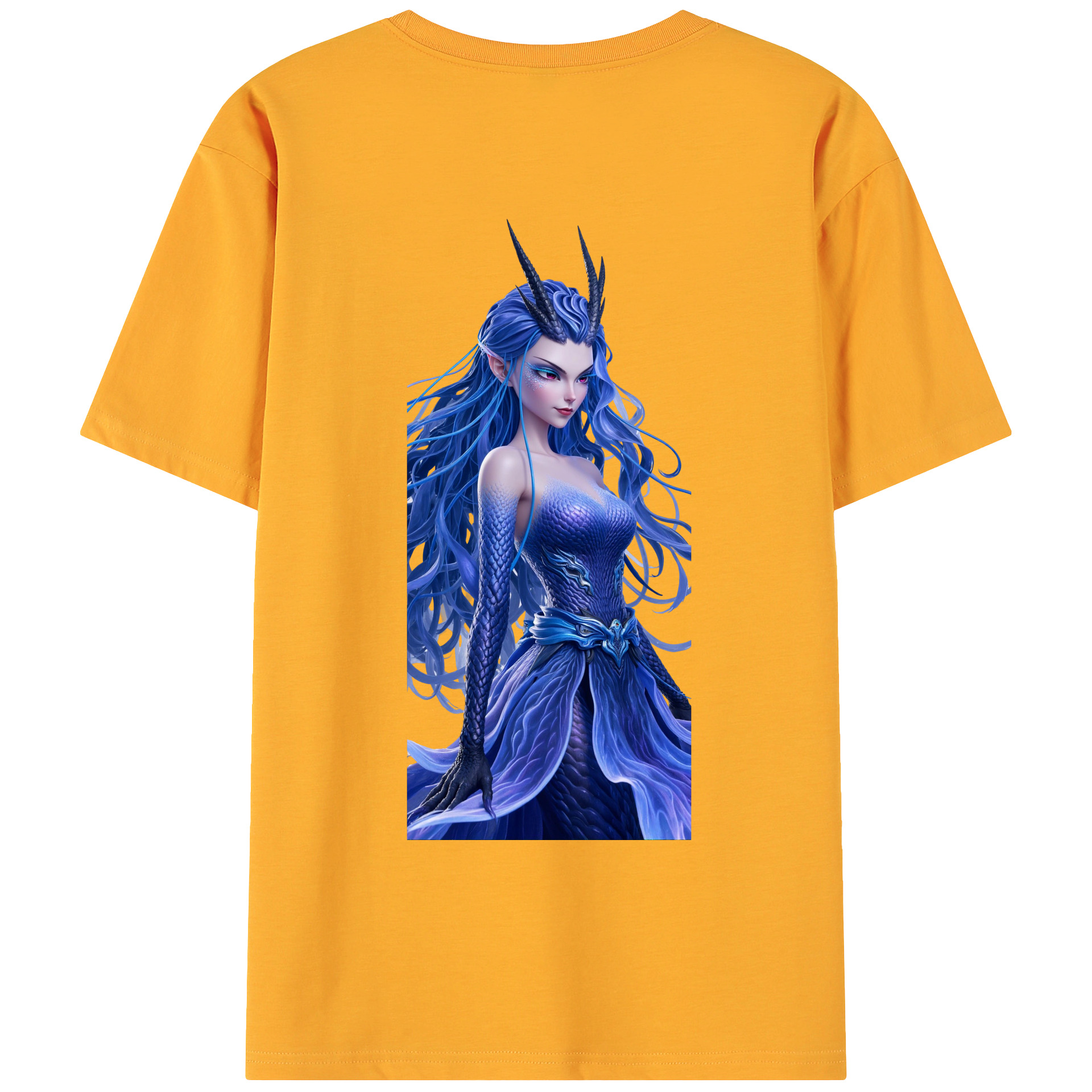 （画像用） Ne Zha 2 ナタ 魔童の大暴れ 綿100％ メンズ半袖Tシャツ（バックプリント） 通気性