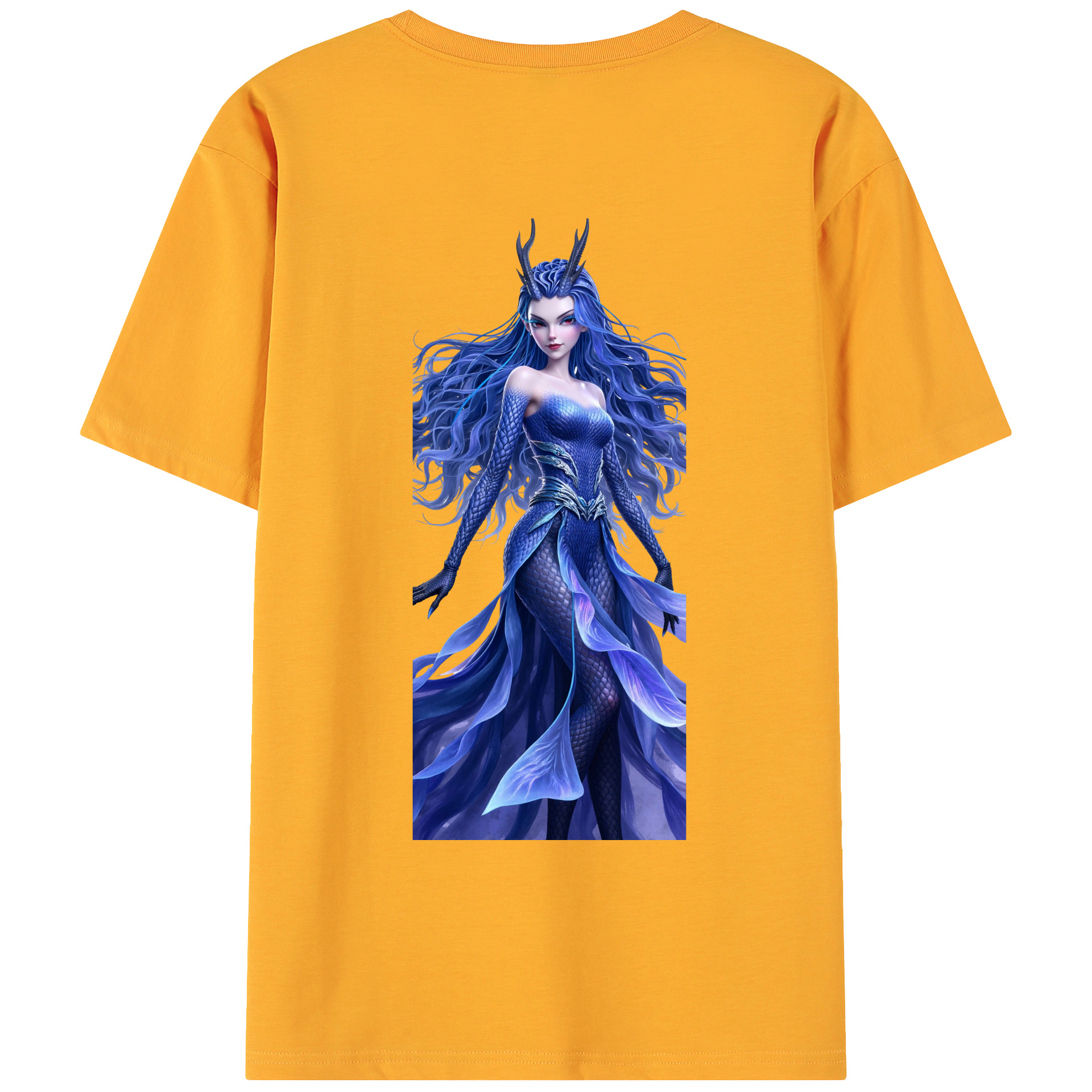 （画像用） Ne Zha 2 ナタ 魔童の大暴れ 綿100％ メンズ半袖Tシャツ（バックプリント） 通気性