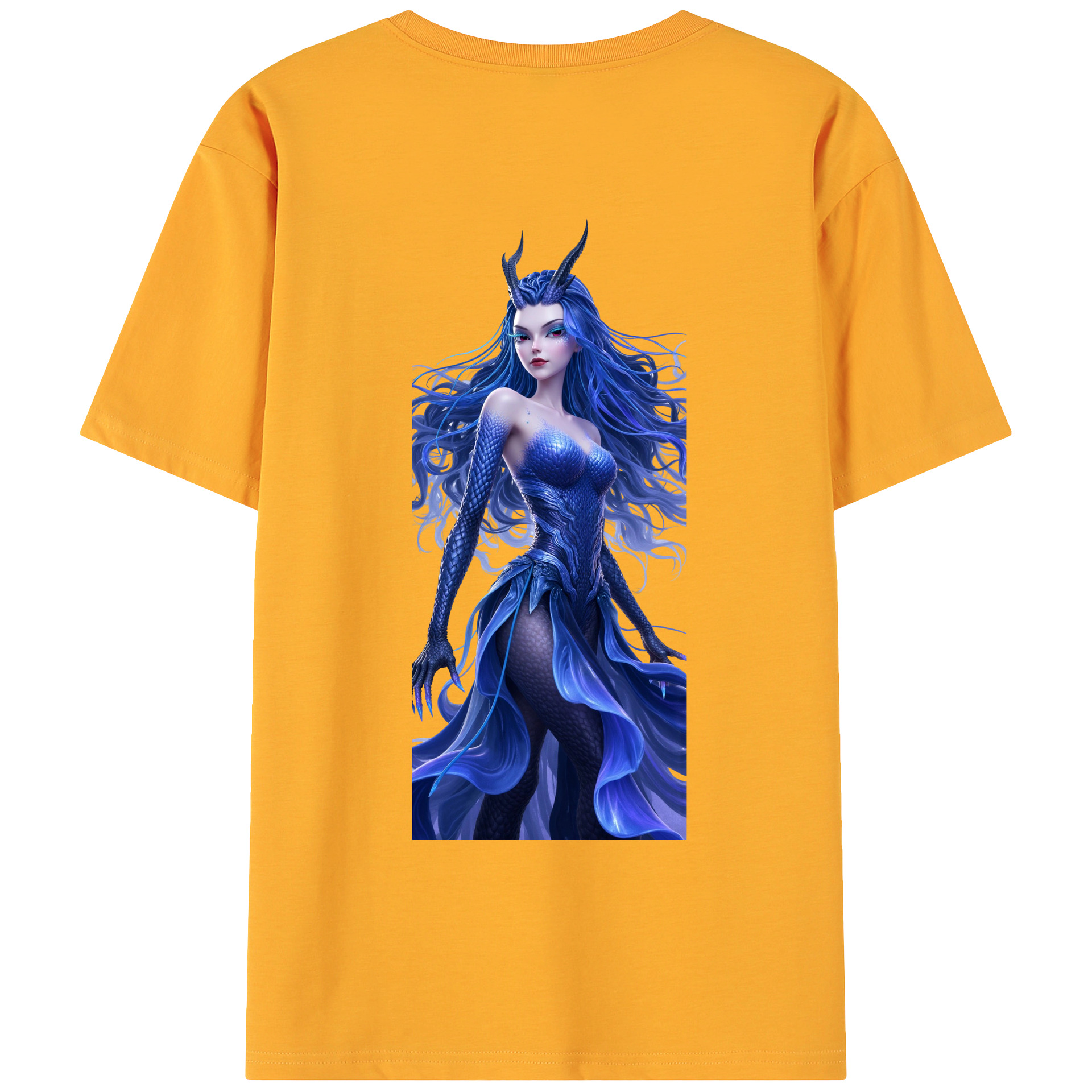 （画像用） Ne Zha 2 ナタ 魔童の大暴れ 綿100％ メンズ半袖Tシャツ（バックプリント） 通気性