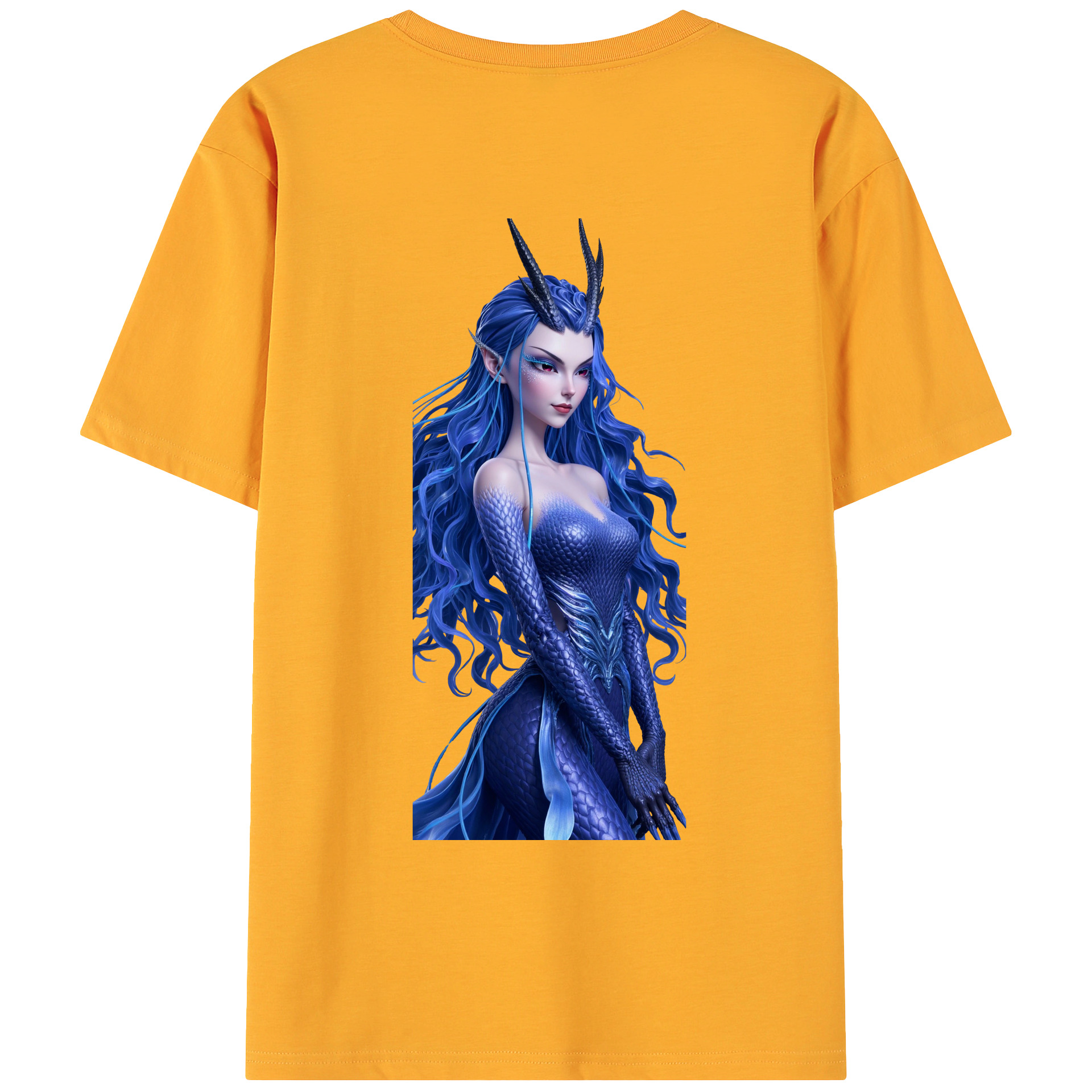 （画像用） Ne Zha 2 ナタ 魔童の大暴れ 綿100％ メンズ半袖Tシャツ（バックプリント） 通気性