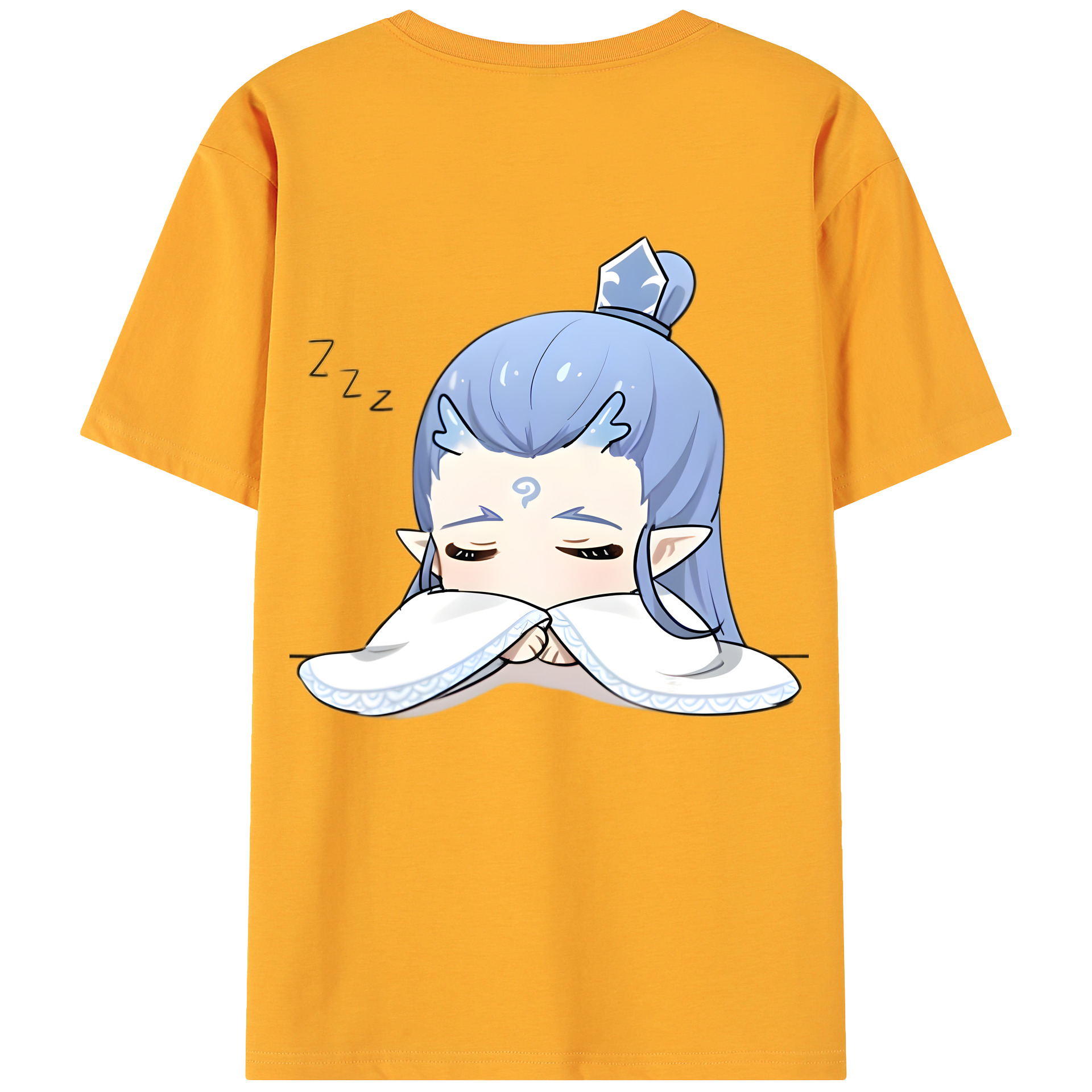 （画像用） Ne Zha 2 ナタ 魔童の大暴れ 綿100％ メンズ半袖Tシャツ（バックプリント） 通気性