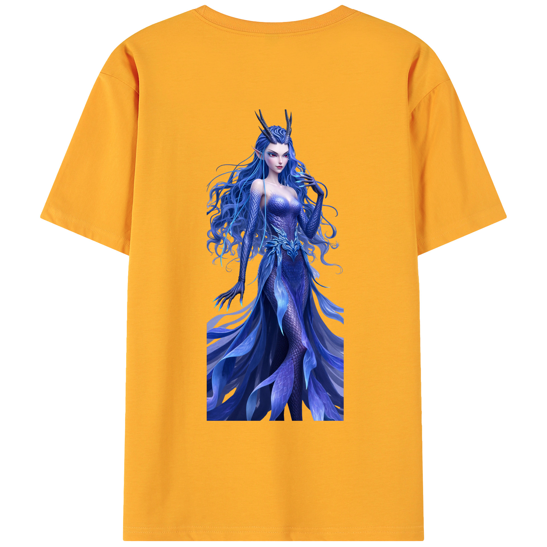（画像用） Ne Zha 2 ナタ 魔童の大暴れ 綿100％ メンズ半袖Tシャツ（バックプリント） 通気性
