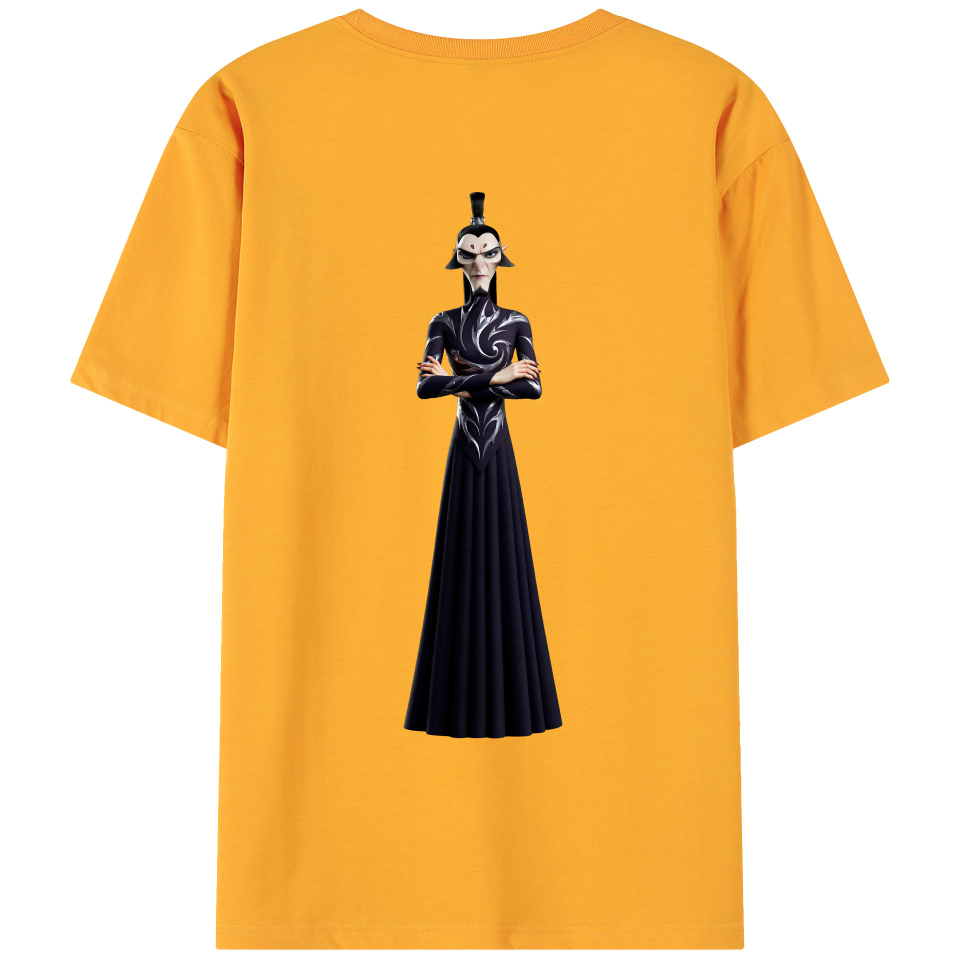 （画像用） Ne Zha 2 ナタ 魔童の大暴れ 綿100％ メンズ半袖Tシャツ（バックプリント） 通気性