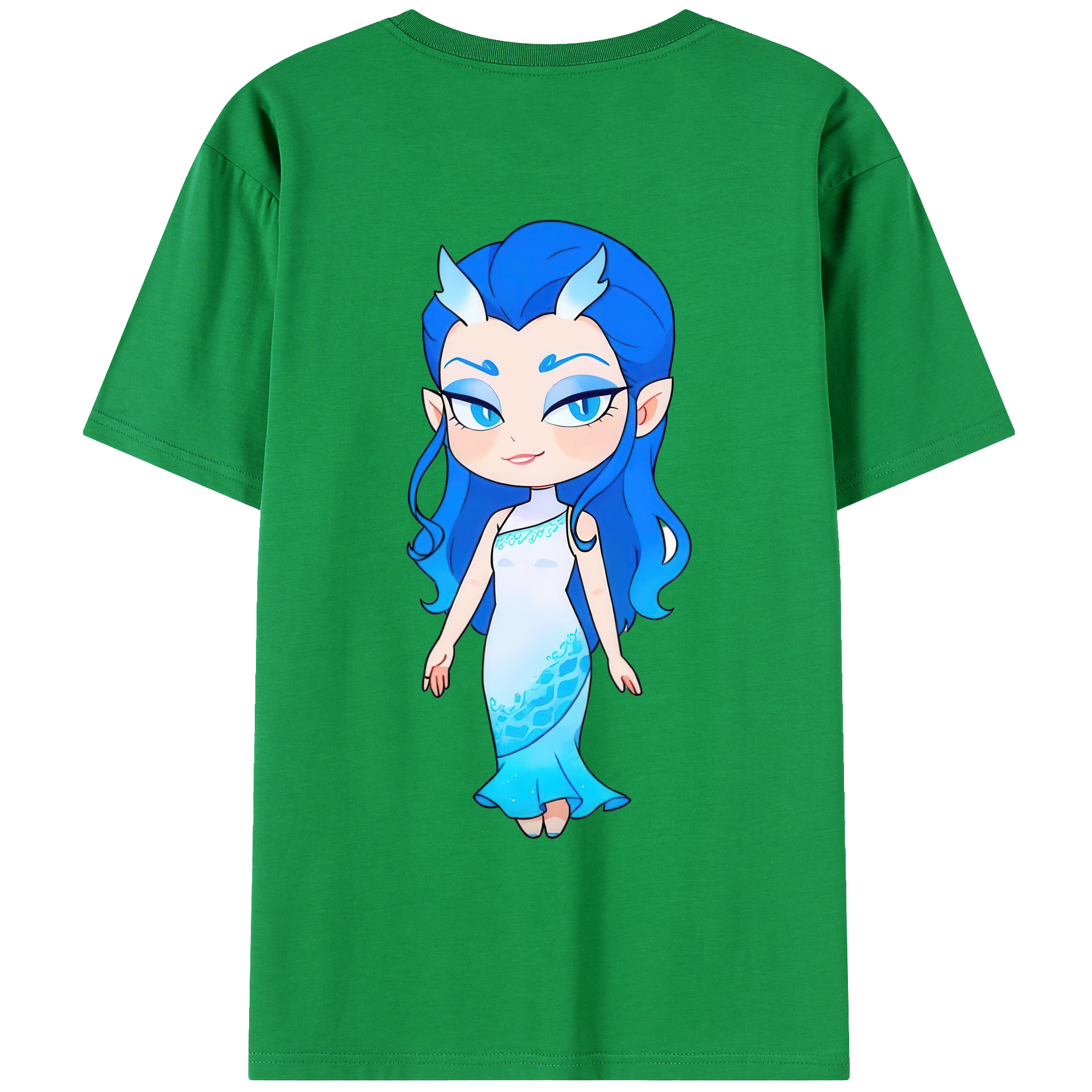 （画像用） Ne Zha 2 ナタ 魔童の大暴れ 綿100％ メンズ半袖Tシャツ（バックプリント） 通気性