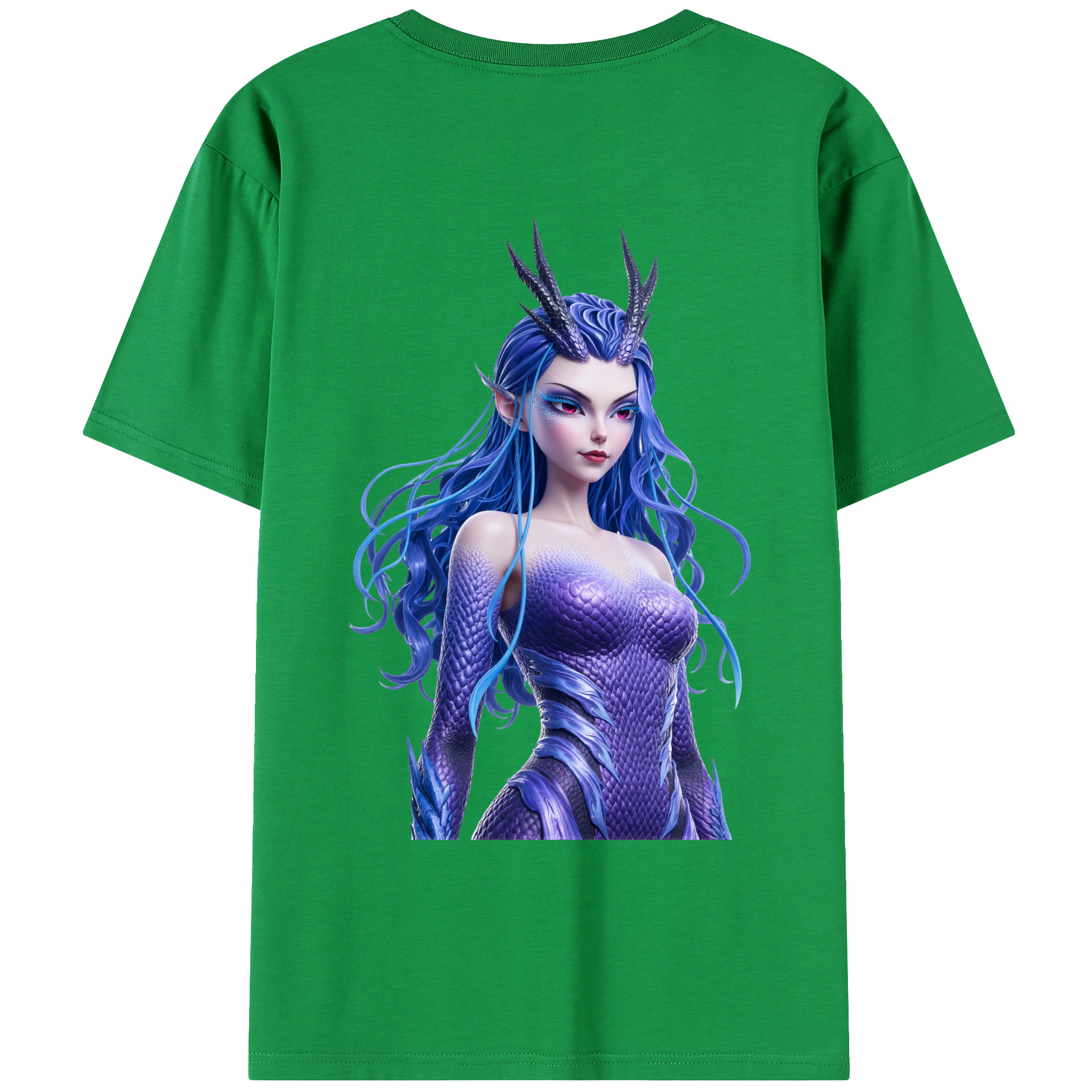 （画像用） Ne Zha 2 ナタ 魔童の大暴れ 綿100％ メンズ半袖Tシャツ（バックプリント） 通気性