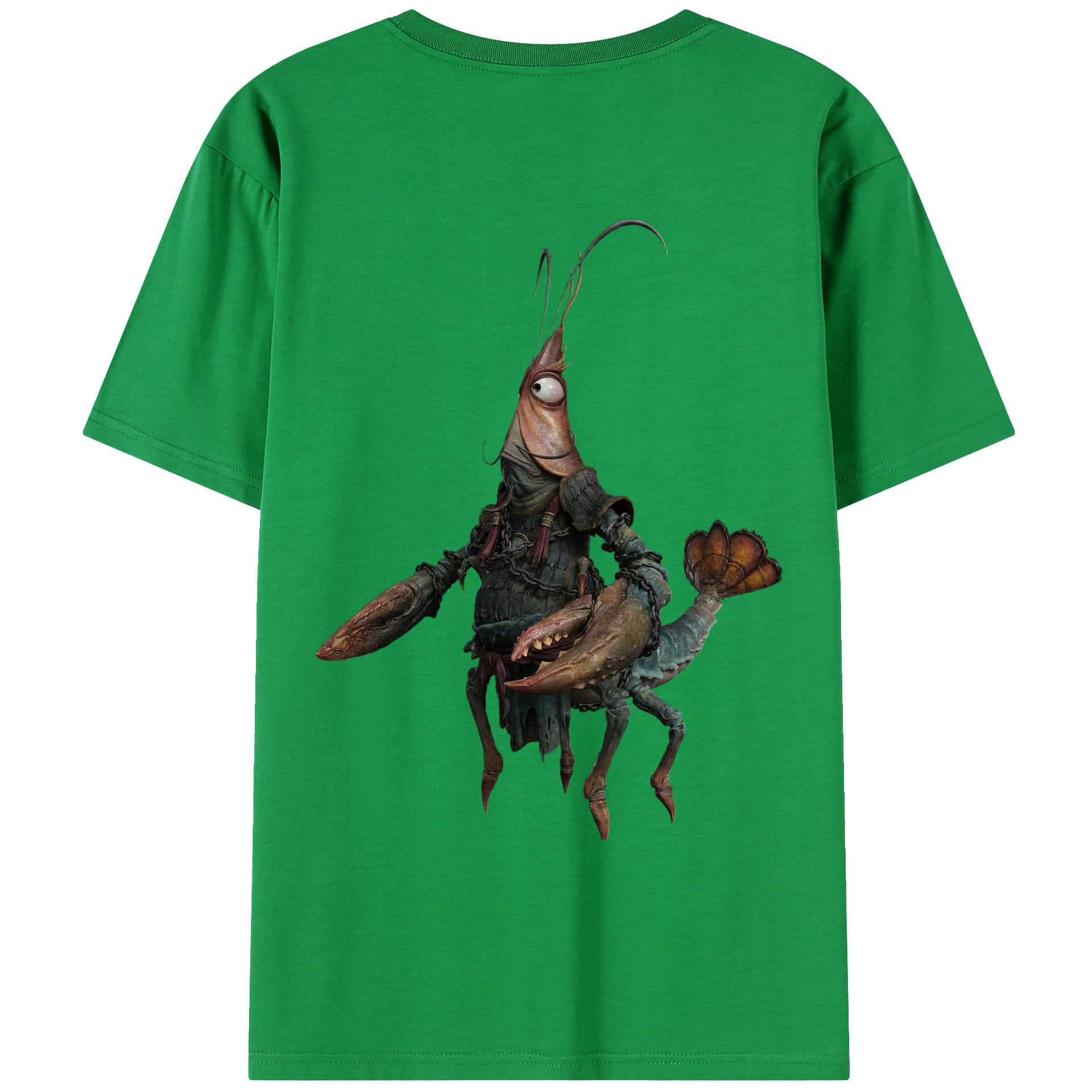 （画像用） Ne Zha 2 ナタ 魔童の大暴れ 綿100％ メンズ半袖Tシャツ（バックプリント） 通気性
