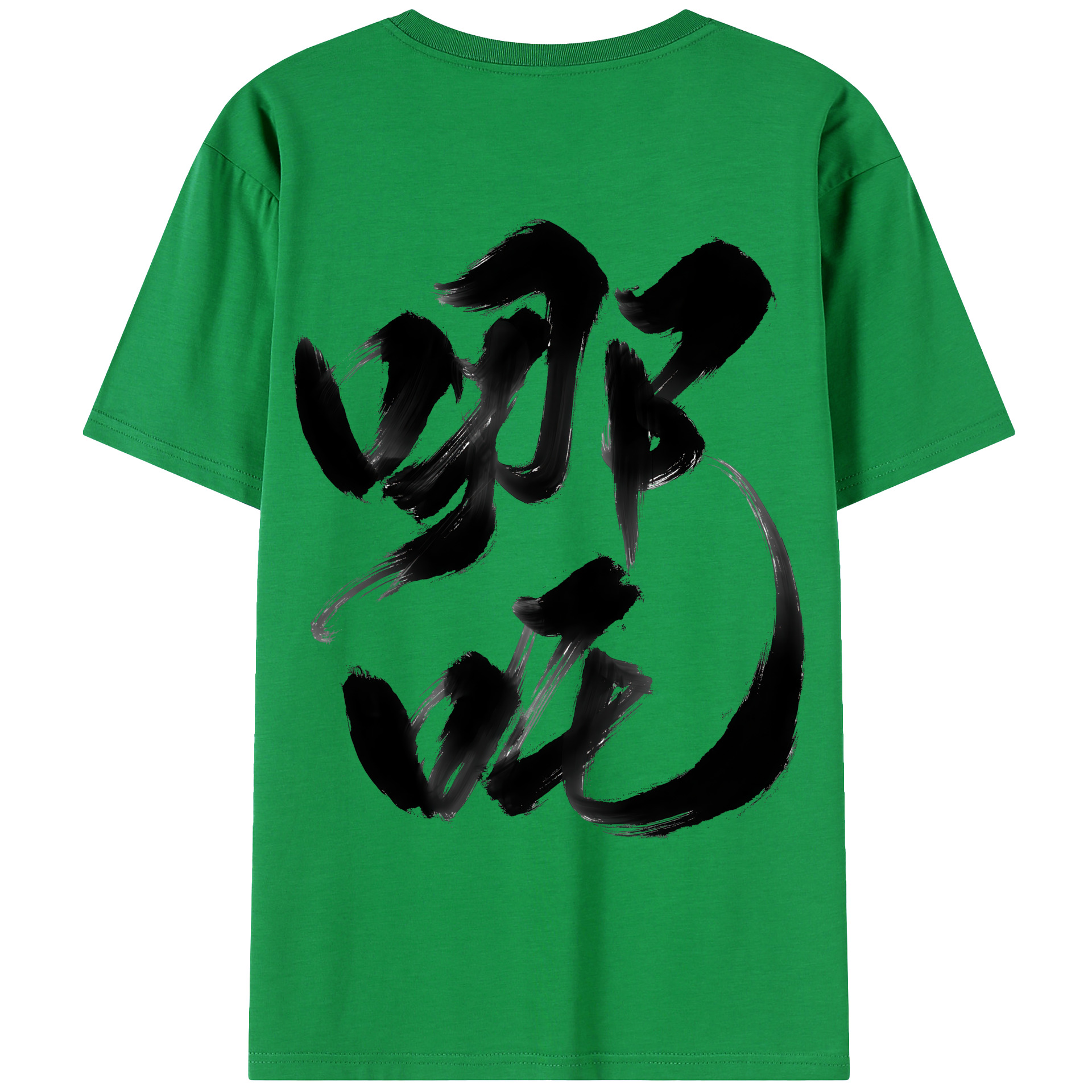 （画像用） Ne Zha 2 ナタ 魔童の大暴れ 綿100％ メンズ半袖Tシャツ（バックプリント） 通気性