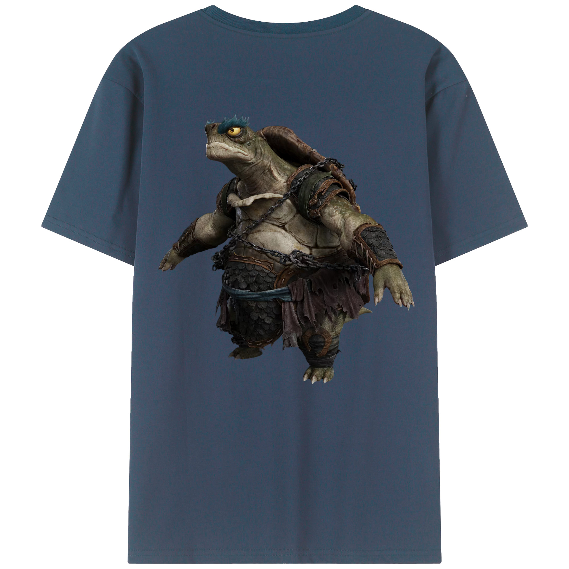 （画像用） Ne Zha 2 ナタ 魔童の大暴れ 綿100％ メンズ半袖Tシャツ（バックプリント） 通気性