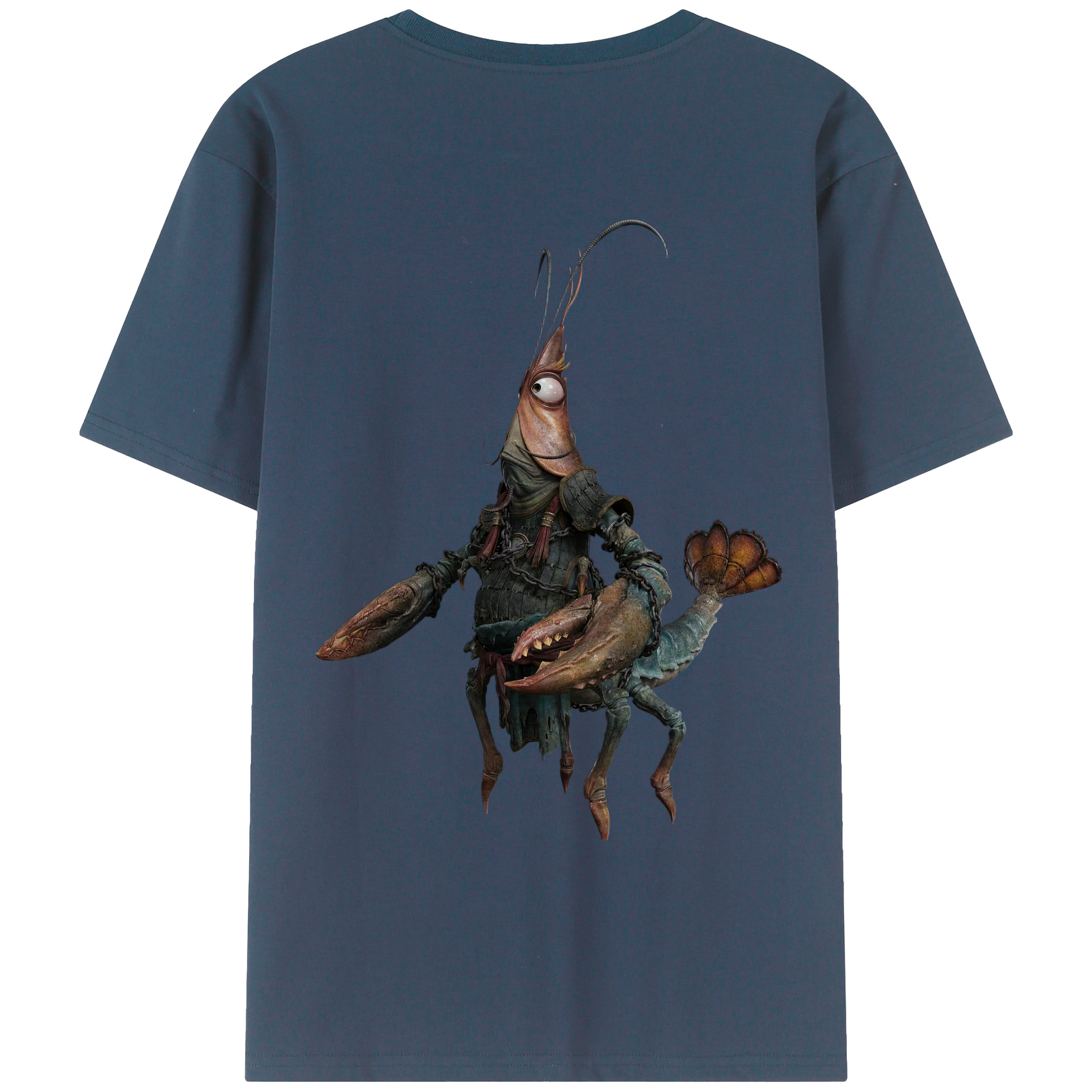 （画像用） Ne Zha 2 ナタ 魔童の大暴れ 綿100％ メンズ半袖Tシャツ（バックプリント） 通気性