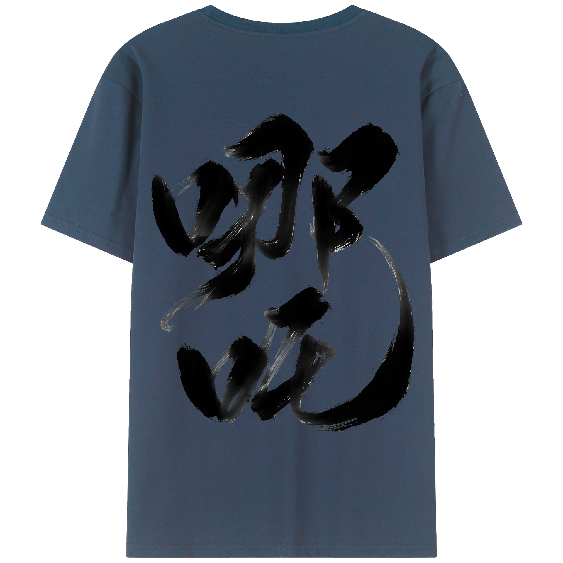 （画像用） Ne Zha 2 ナタ 魔童の大暴れ 綿100％ メンズ半袖Tシャツ（バックプリント） 通気性
