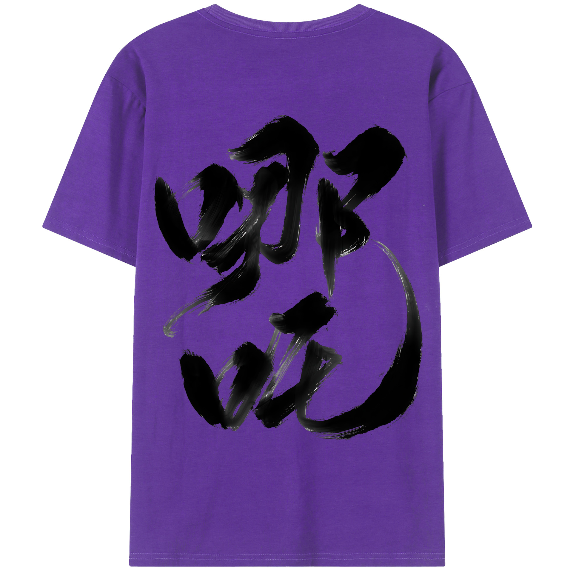 （画像用） Ne Zha 2 ナタ 魔童の大暴れ 綿100％ メンズ半袖Tシャツ（バックプリント） 通気性