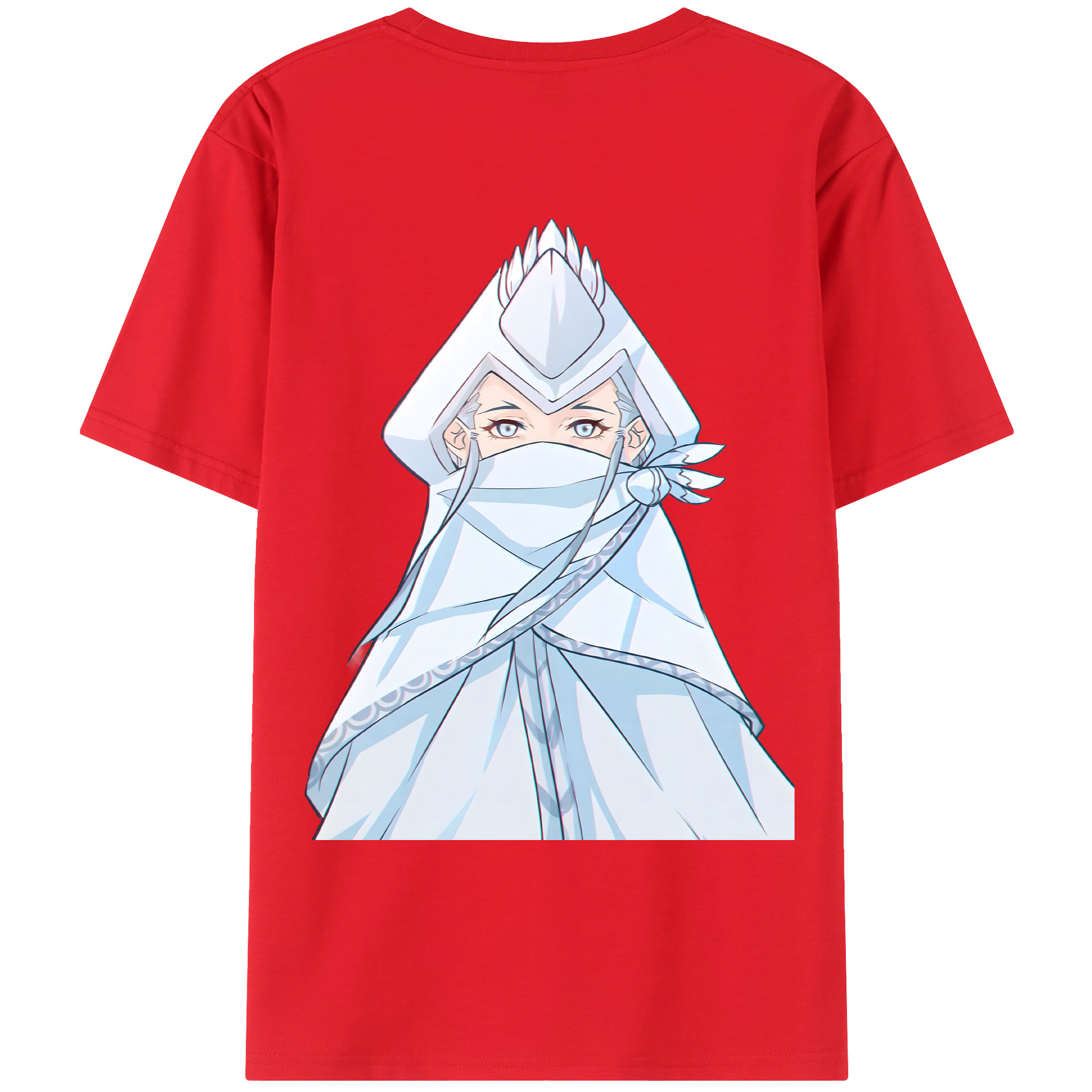 （画像用） Ne Zha 2 ナタ 魔童の大暴れ 綿100％ メンズ半袖Tシャツ（バックプリント） 通気性