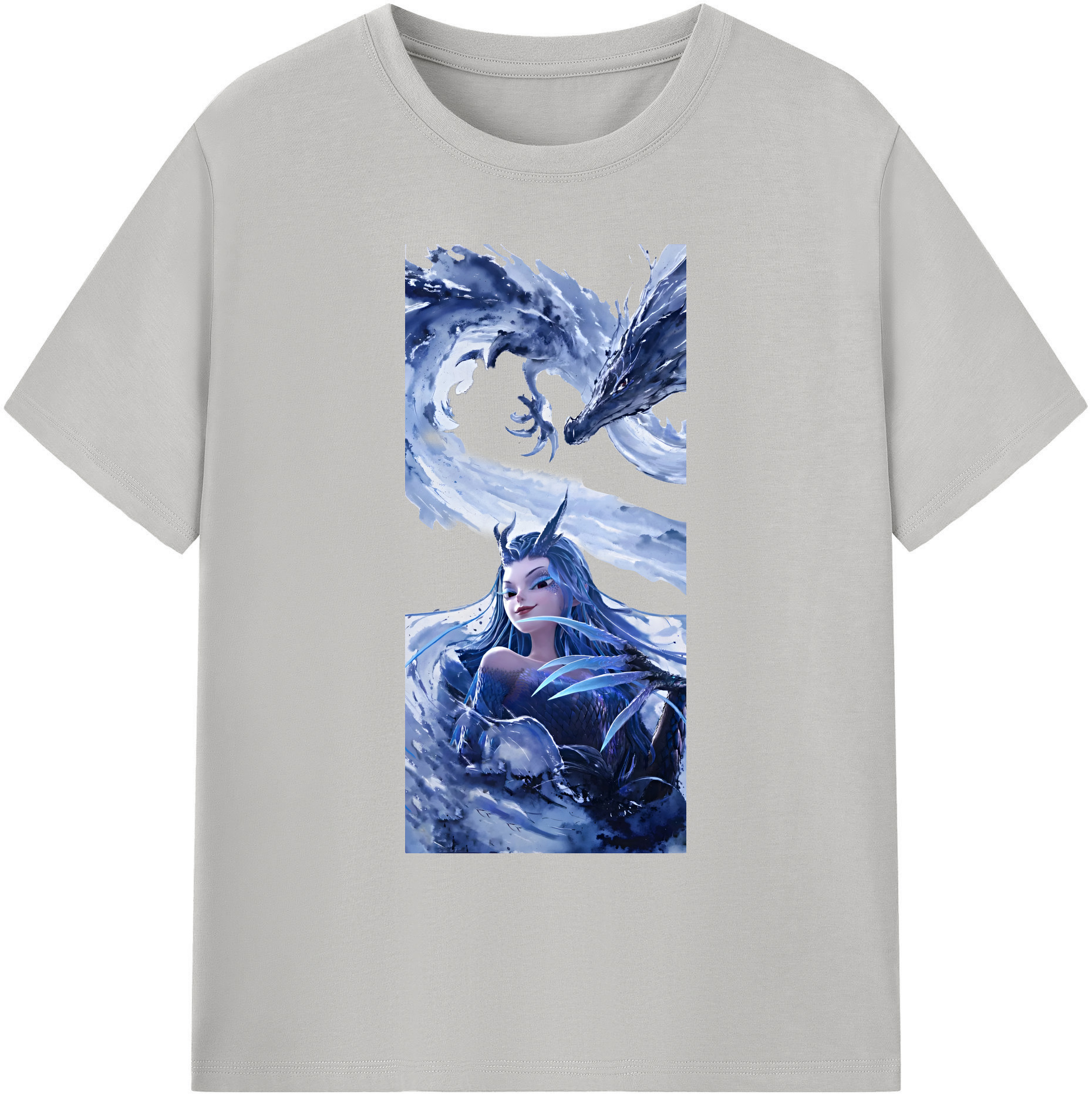 （画像用） Ne Zha 2 ナタ 魔童の大暴れ 綿100％ メンズ半袖Tシャツ｜肌触りやわらか＆通気性