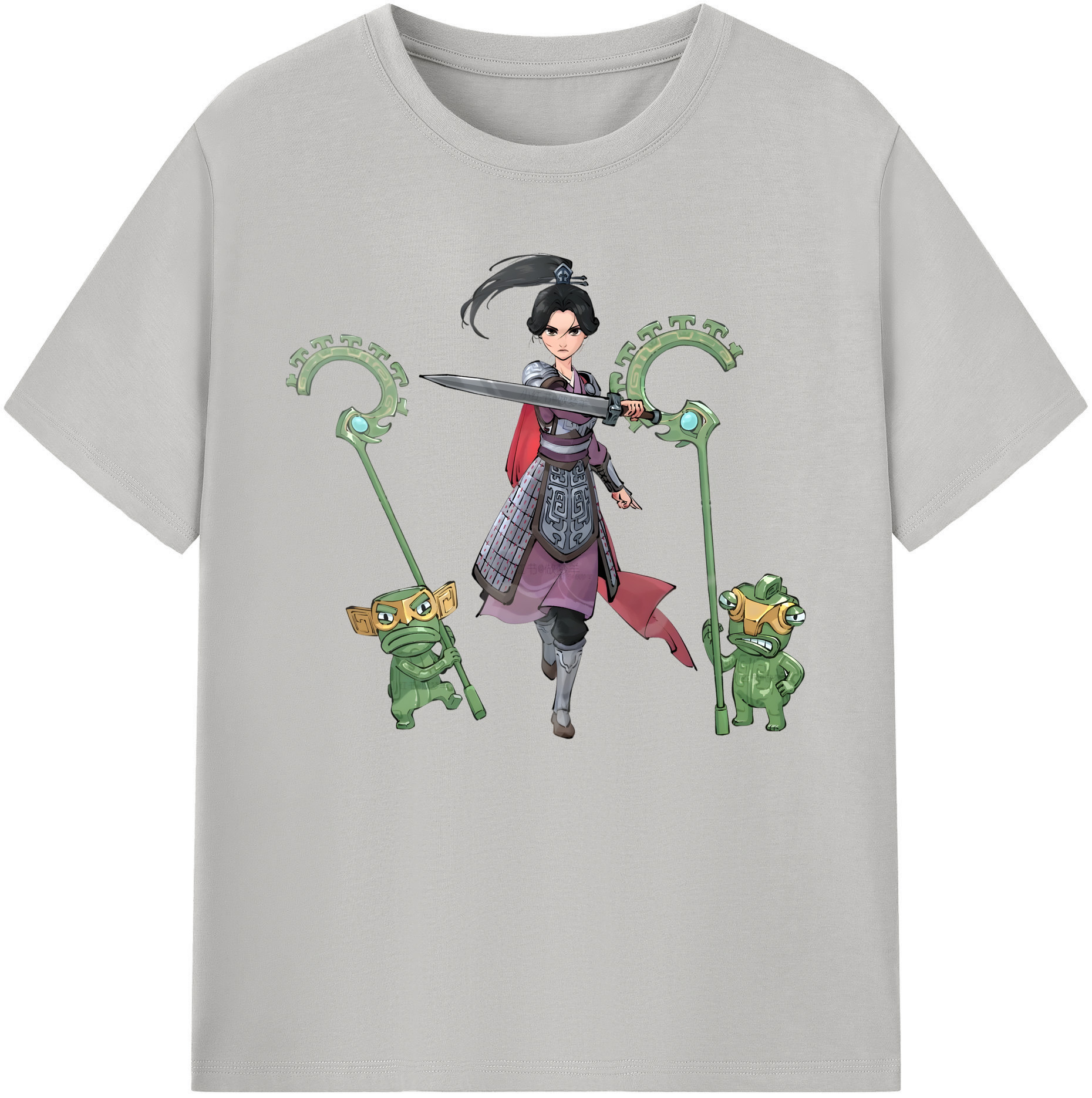（画像用） Ne Zha 2 ナタ 魔童の大暴れ 綿100％ メンズ半袖Tシャツ｜肌触りやわらか＆通気性