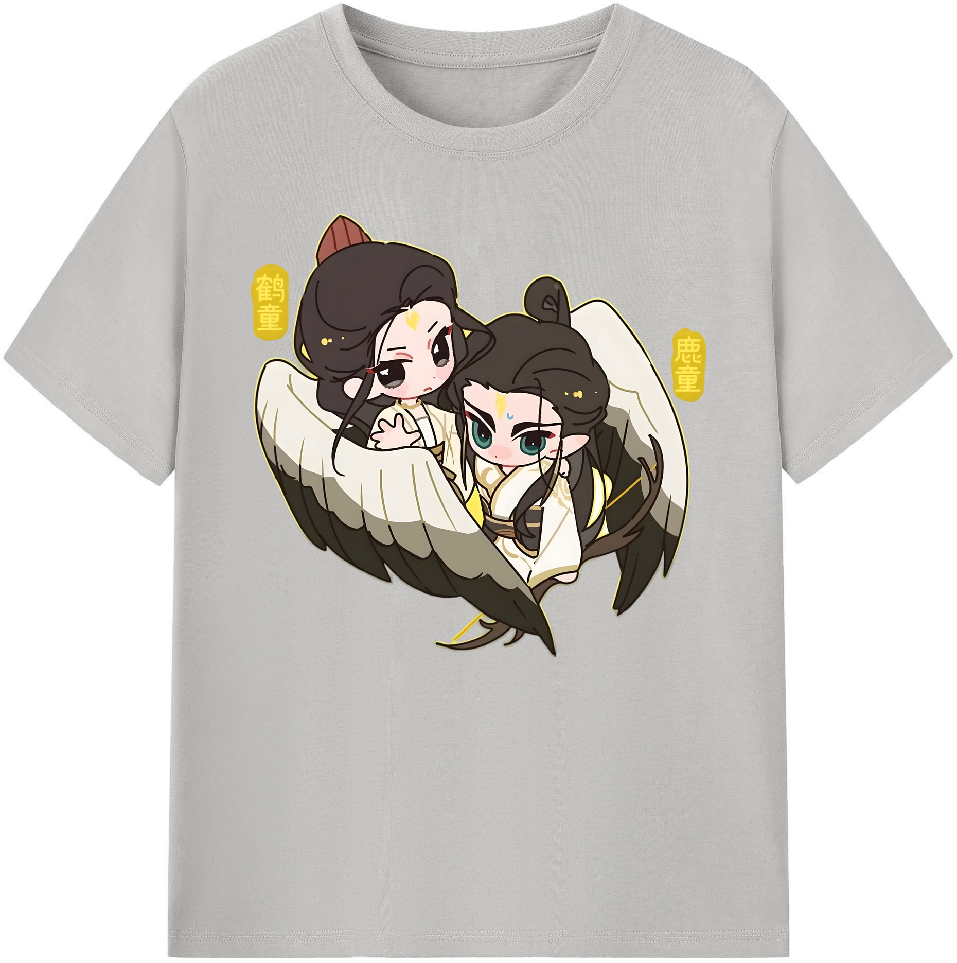 （画像用） Ne Zha 2 ナタ 魔童の大暴れ 綿100％ メンズ半袖Tシャツ｜肌触りやわらか＆通気性
