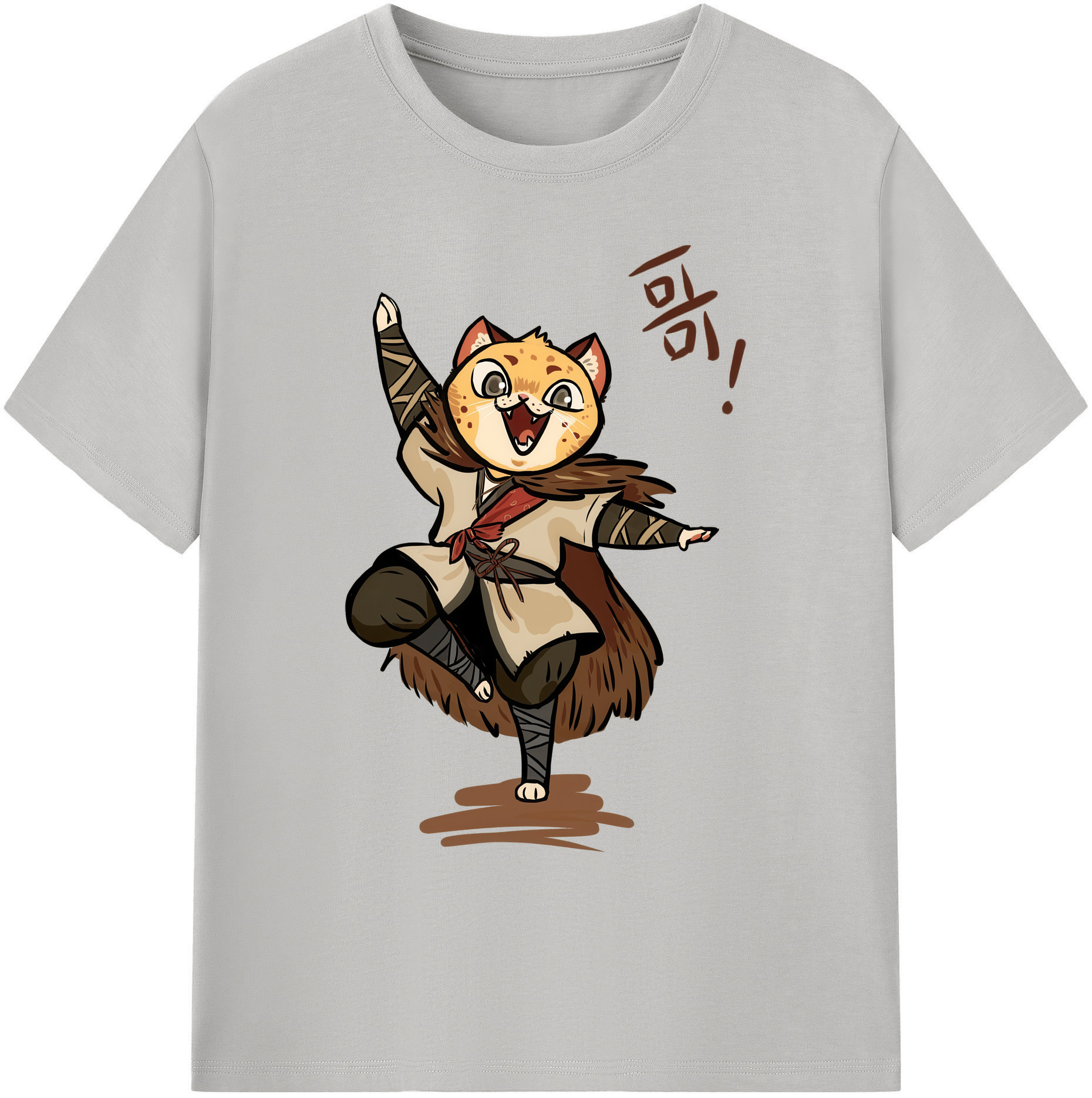 （画像用） Ne Zha 2 ナタ 魔童の大暴れ 綿100％ メンズ半袖Tシャツ｜肌触りやわらか＆通気性