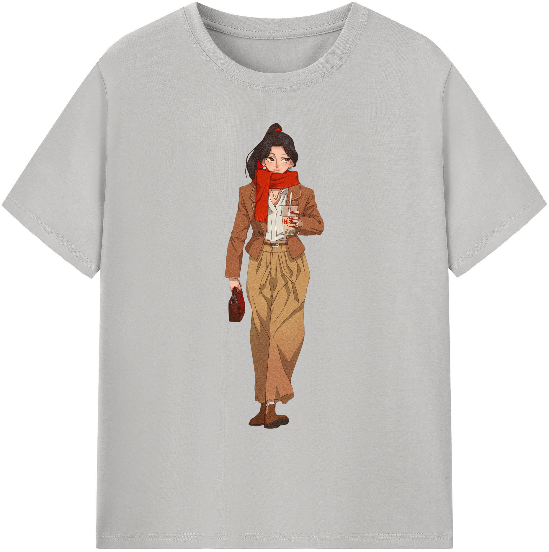 （画像用） Ne Zha 2 ナタ 魔童の大暴れ 綿100％ メンズ半袖Tシャツ｜肌触りやわらか＆通気性