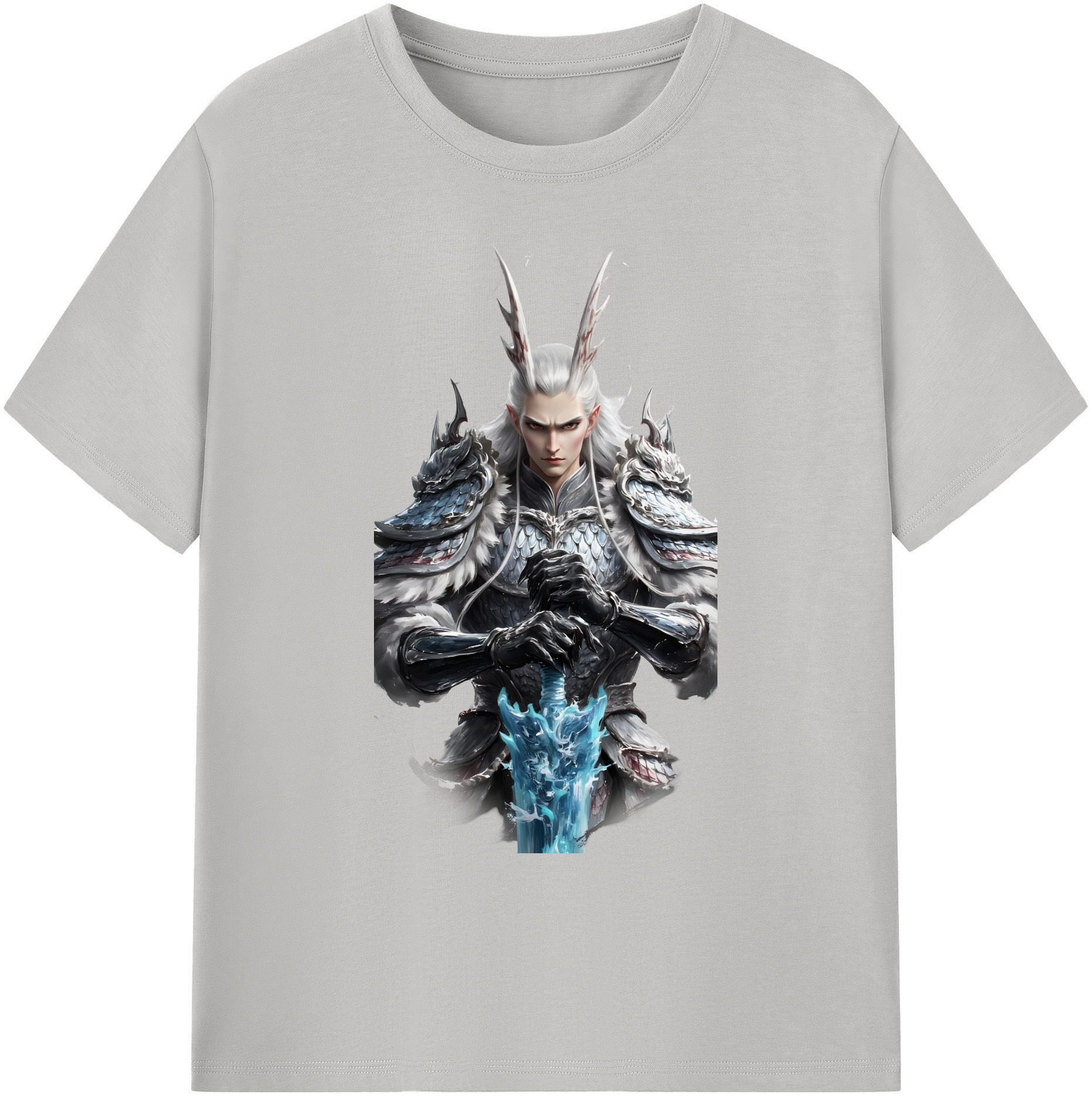 （画像用） Ne Zha 2 ナタ 魔童の大暴れ 綿100％ メンズ半袖Tシャツ｜肌触りやわらか＆通気性