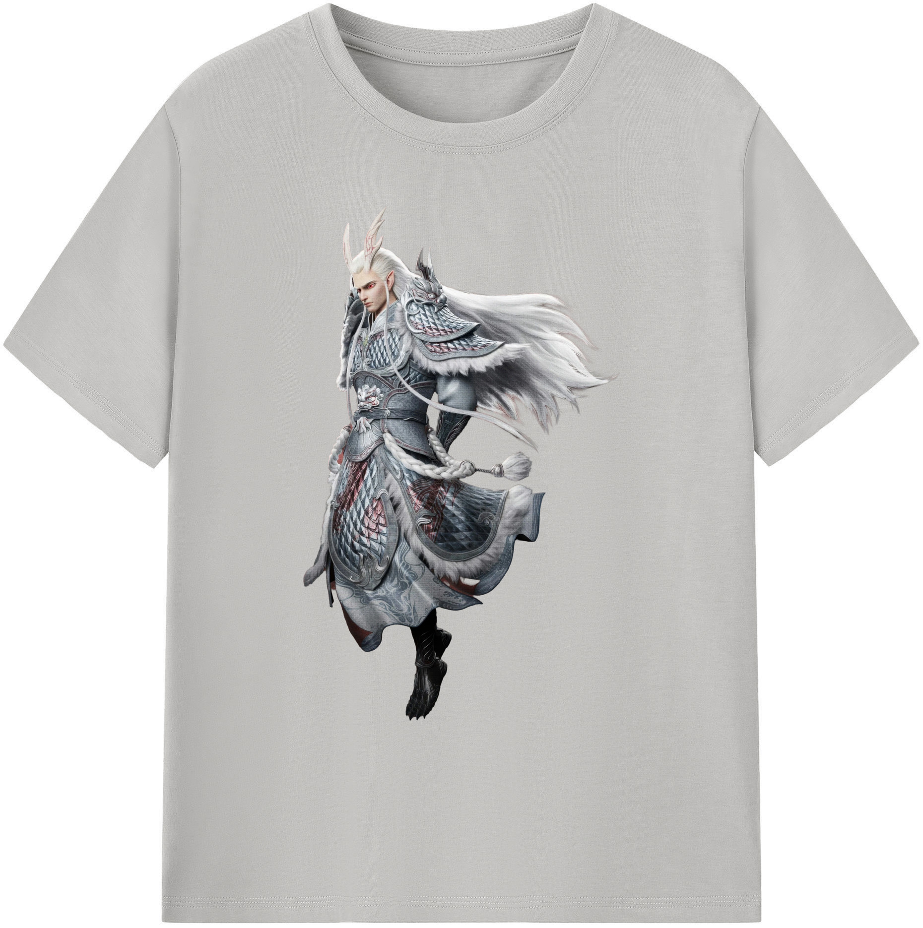 （画像用） Ne Zha 2 ナタ 魔童の大暴れ 綿100％ メンズ半袖Tシャツ｜肌触りやわらか＆通気性