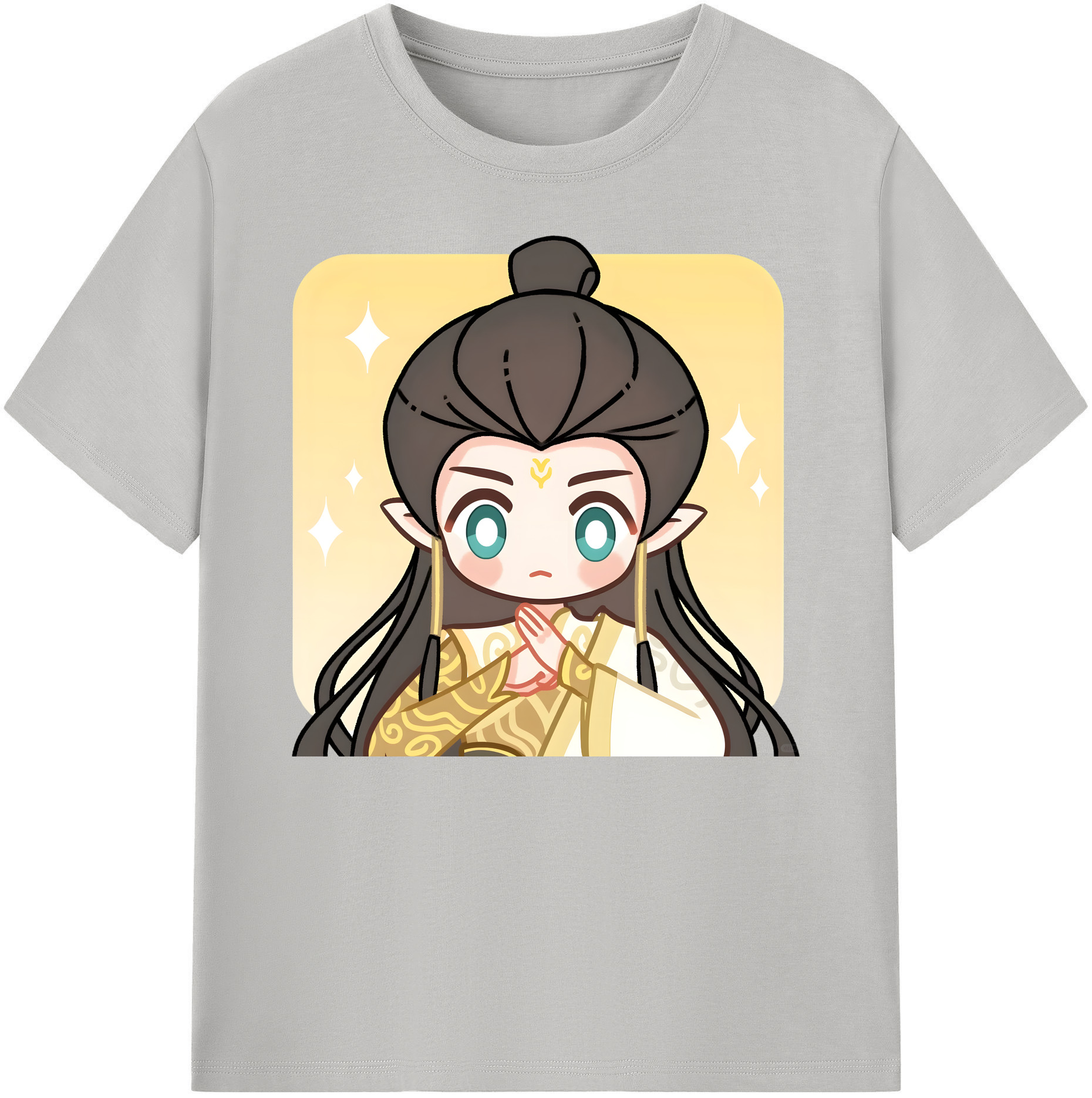 （画像用） Ne Zha 2 ナタ 魔童の大暴れ 綿100％ メンズ半袖Tシャツ｜肌触りやわらか＆通気性