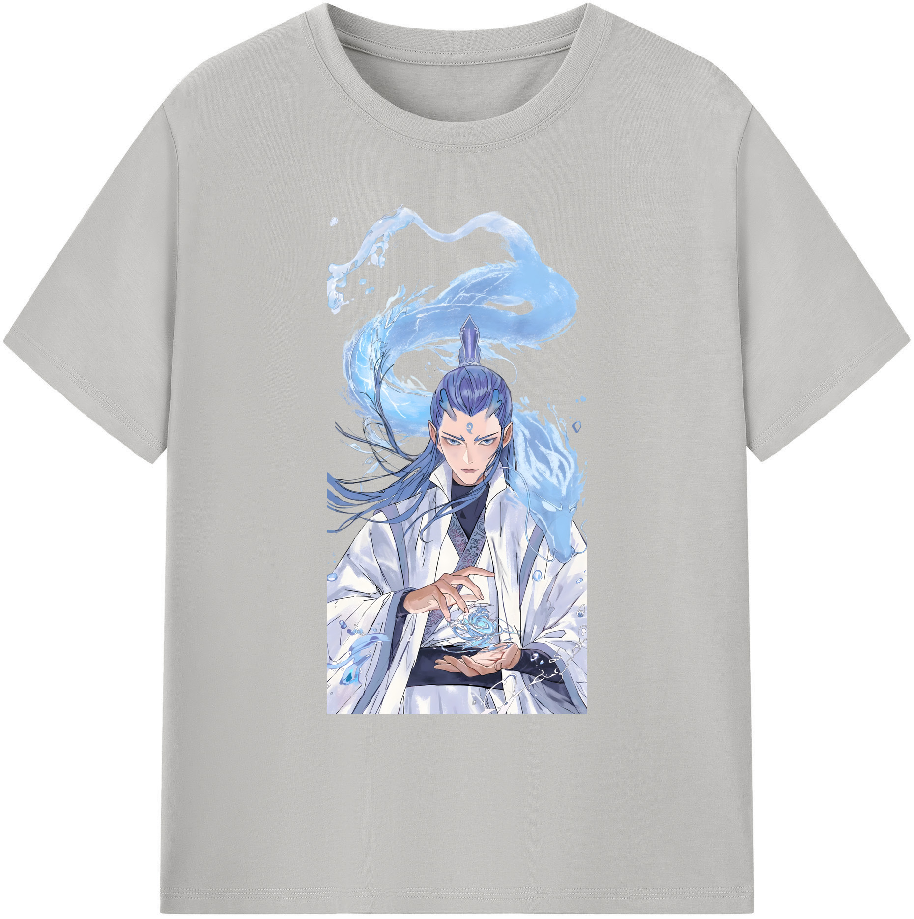 （画像用） Ne Zha 2 ナタ 魔童の大暴れ 綿100％ メンズ半袖Tシャツ｜肌触りやわらか＆通気性