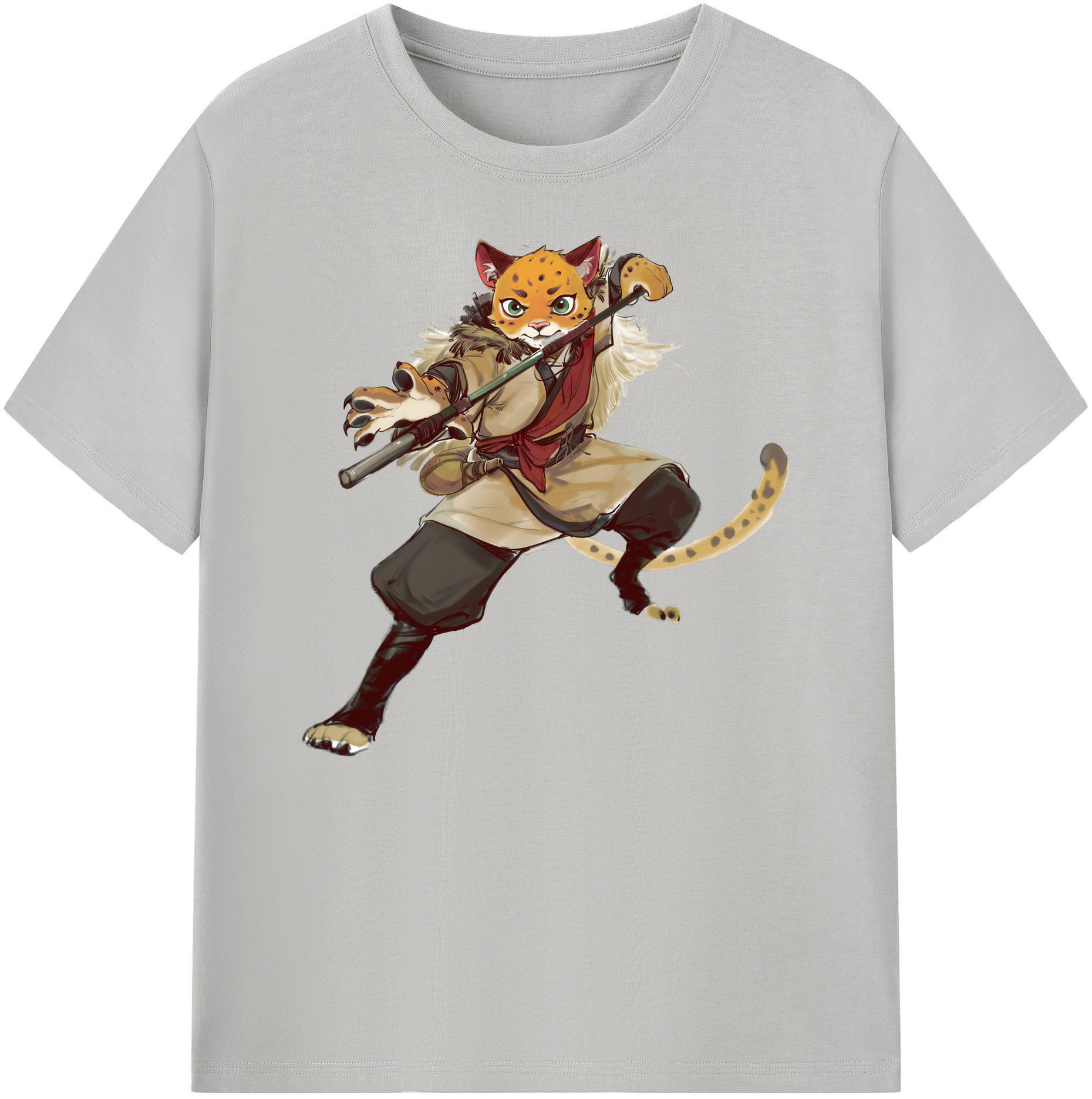 （画像用） Ne Zha 2 ナタ 魔童の大暴れ 綿100％ メンズ半袖Tシャツ｜肌触りやわらか＆通気性