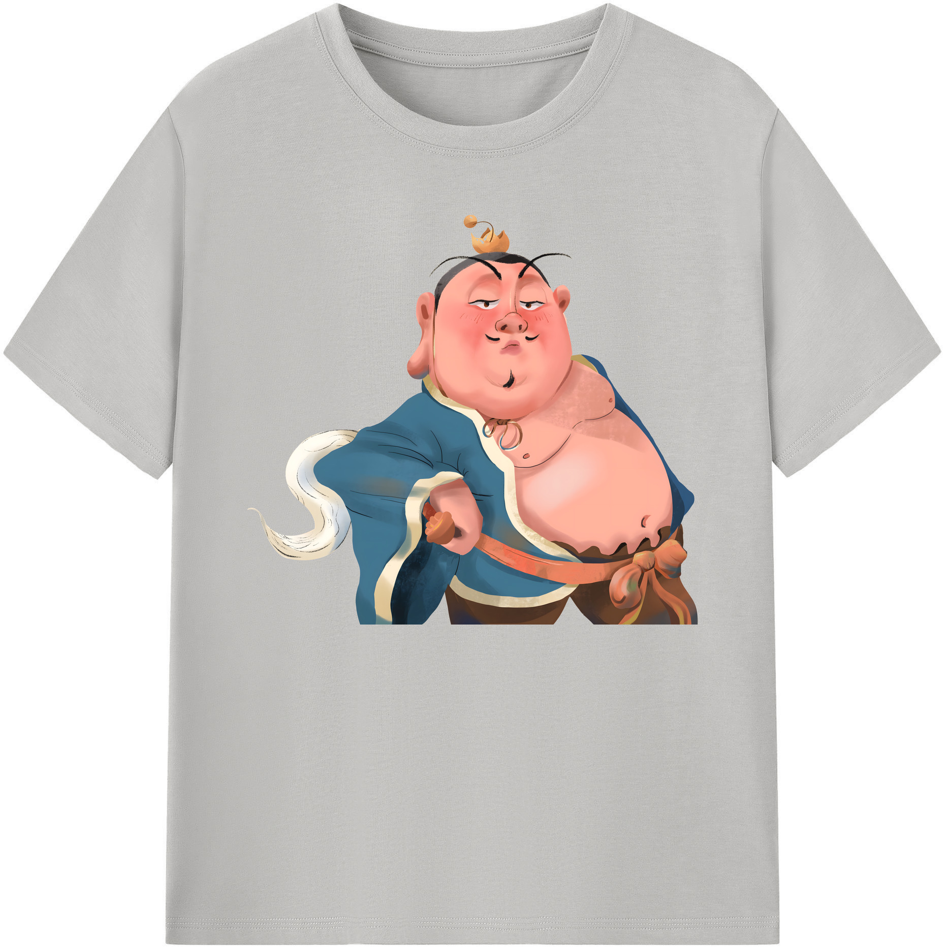 （画像用） Ne Zha 2 ナタ 魔童の大暴れ 綿100％ メンズ半袖Tシャツ｜肌触りやわらか＆通気性