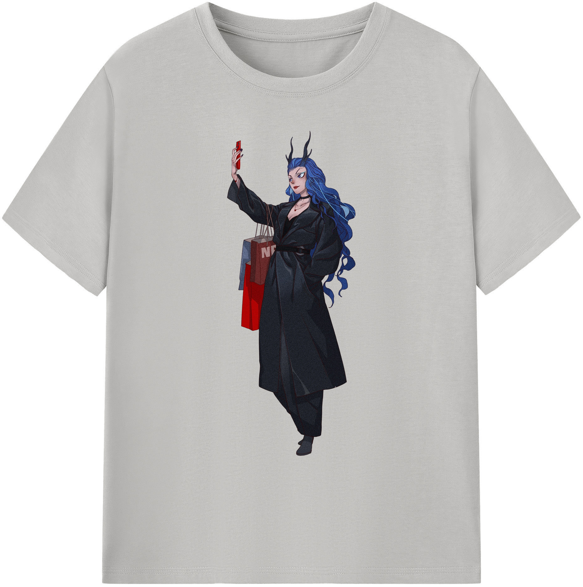 （画像用） Ne Zha 2 ナタ 魔童の大暴れ 綿100％ メンズ半袖Tシャツ｜肌触りやわらか＆通気性